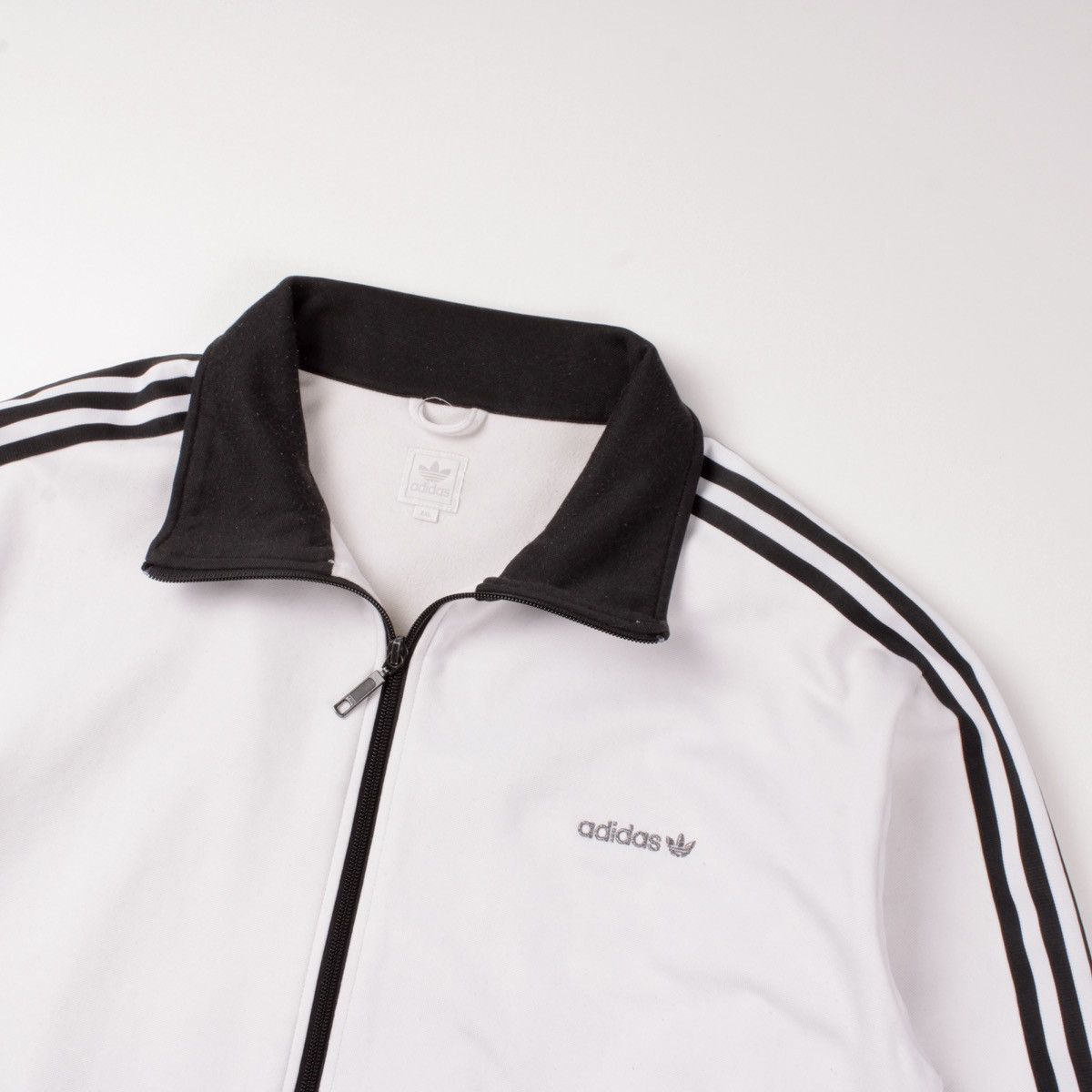 Adidas Vintage Adidas Men’s Full Zip Track Jacket 2007 White Size US XXL / EU 58 / 5 - 4 Thumbnail