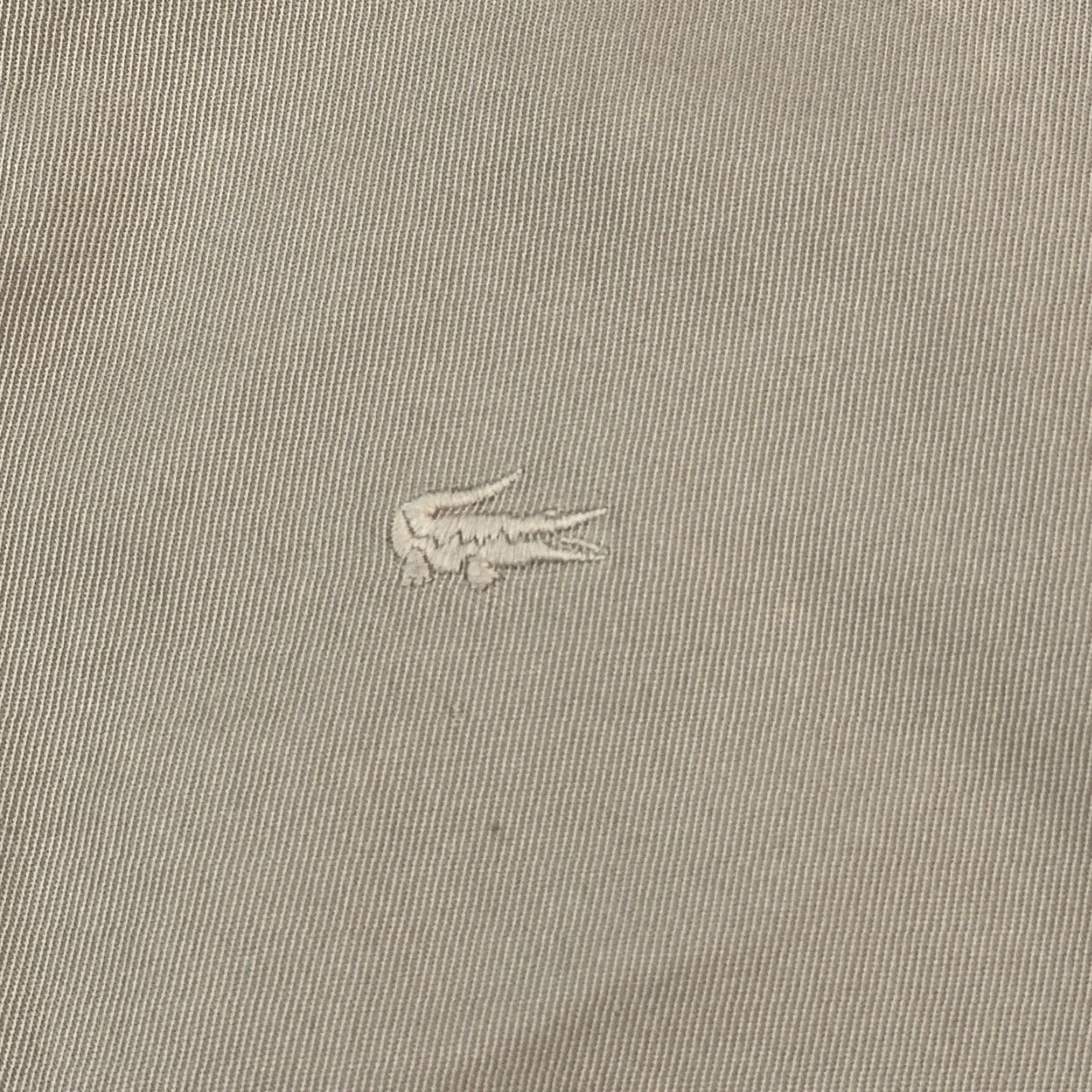 Lacoste VINTAGE Lacoste Jacket Mens L Beige Full Zip Bomber Casual 90s Classic Outdoor Retro Sports Pockets Embroidered Logo Zipper Stand-Up Collar Men Size US L / EU 52-54 / 3 - 4 Thumbnail