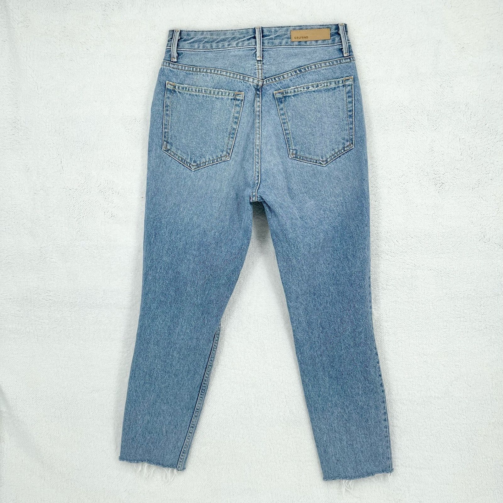 GRLFRND Grlfrnd Denim Karolina Blue Dream HiRise ButtonFly Jeans 26 Size 26" / US 2 / IT 38 - 8 Thumbnail