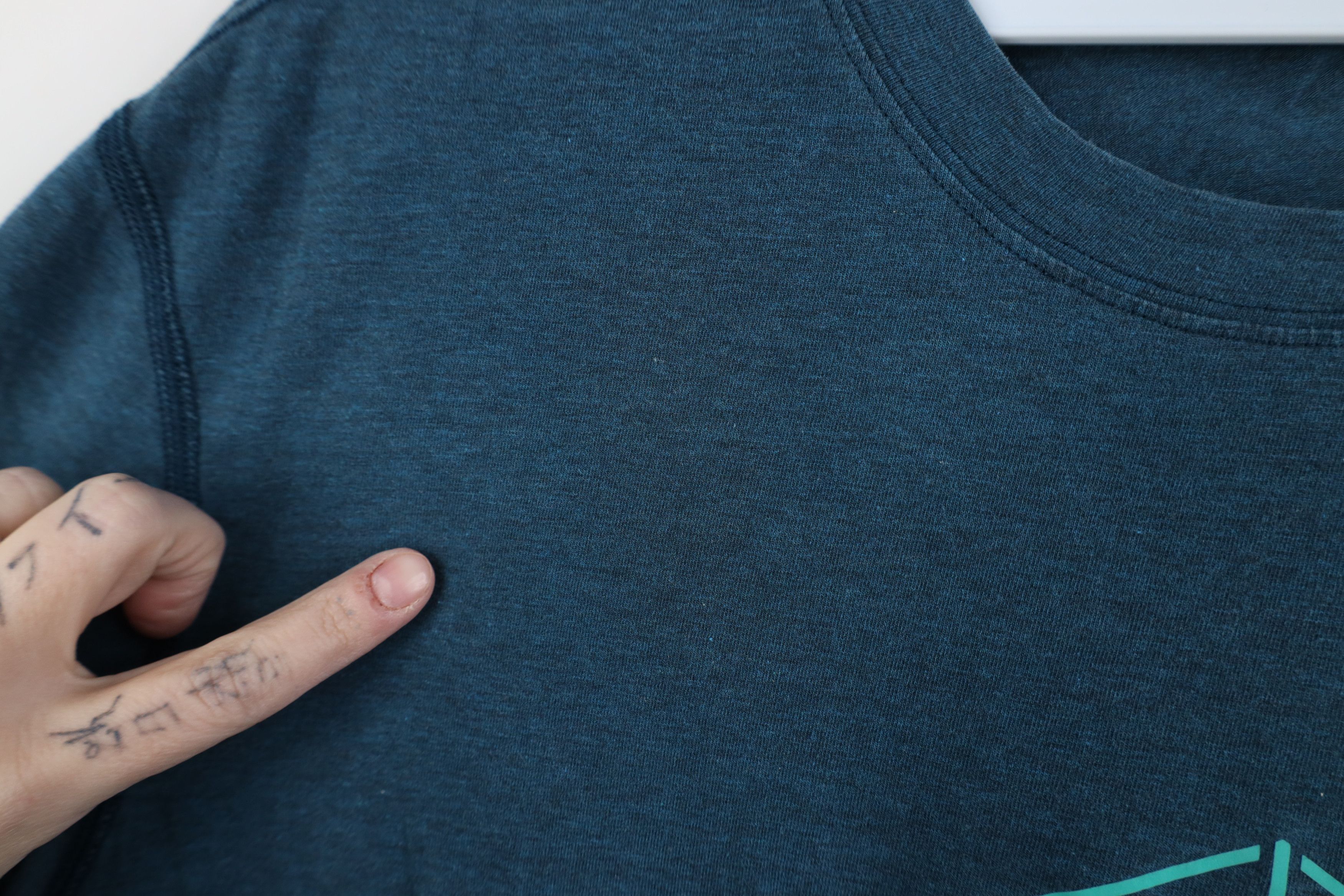 Lululemon Luluelemon Architecture Building Short Sleeve T-Shirt Blue Size US L / EU 52-54 / 3 - 7 Thumbnail