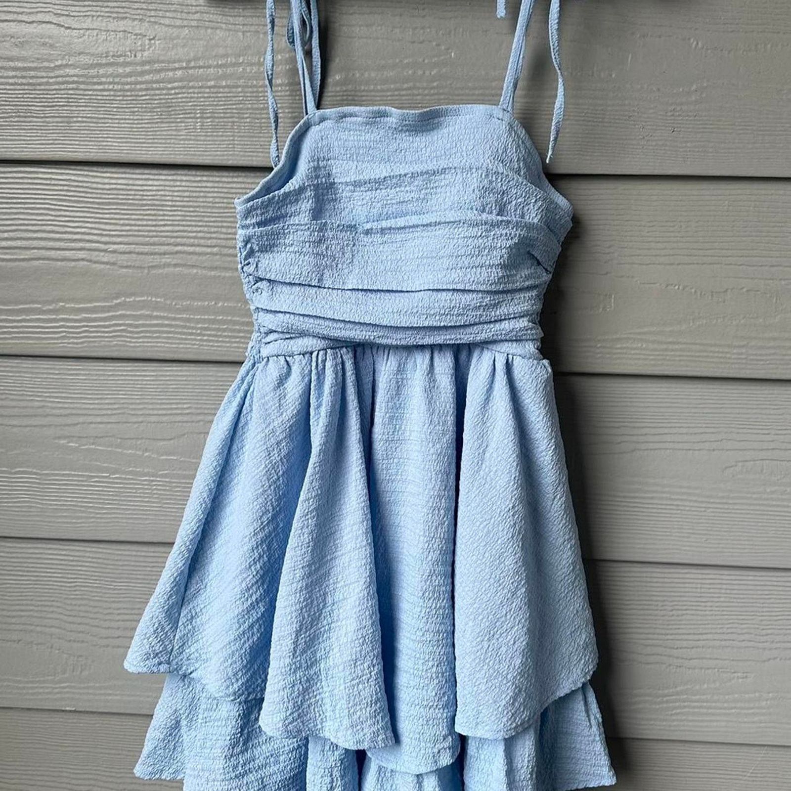 Shein Blue mini dress with adjustable straps Size S / US 4 / IT 40 - 1 Thumbnail