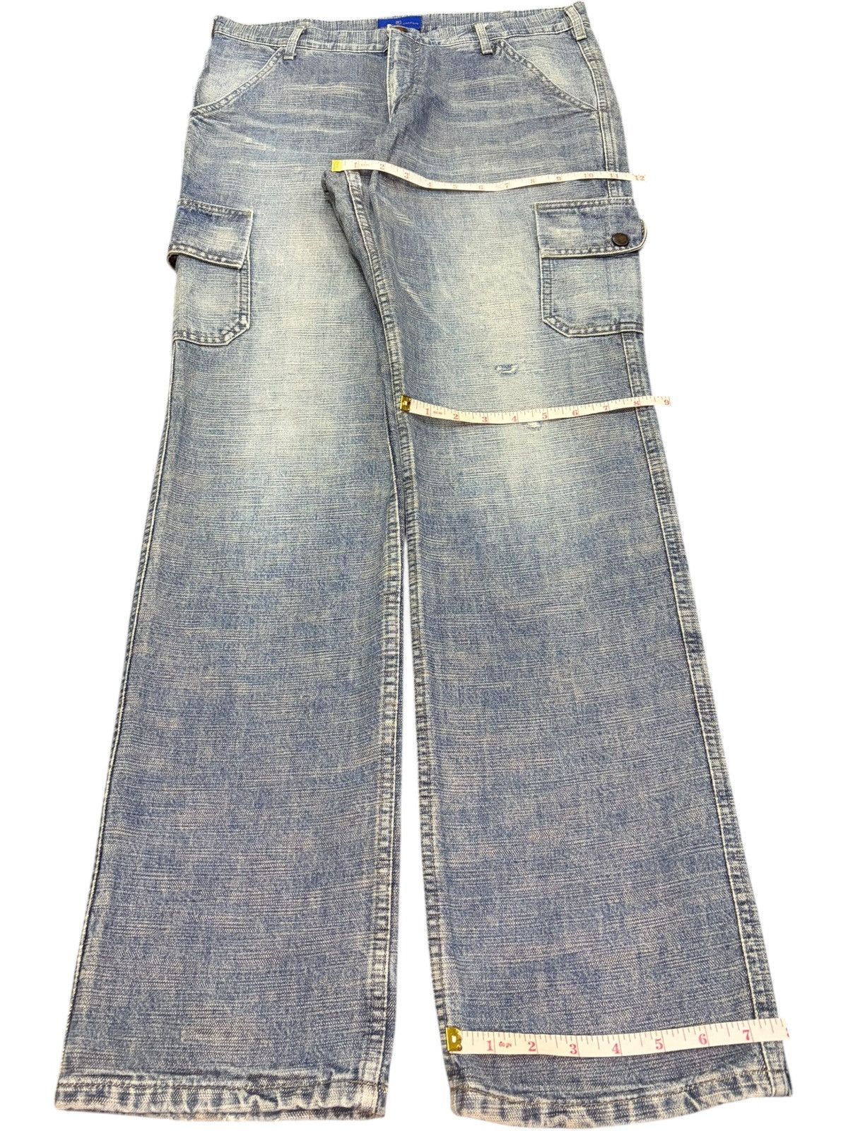 JNCO Vintage Japanese Brand Herringbone Cargo Loose Jeans Size US 32 / EU 48 - 8 Thumbnail