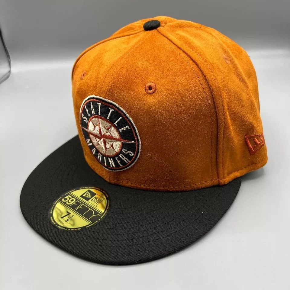 New Era Seattle Mariners Hat Men 7 1/8 59Fifty New Era Fitted Cap Size ONE SIZE - 2 Thumbnail