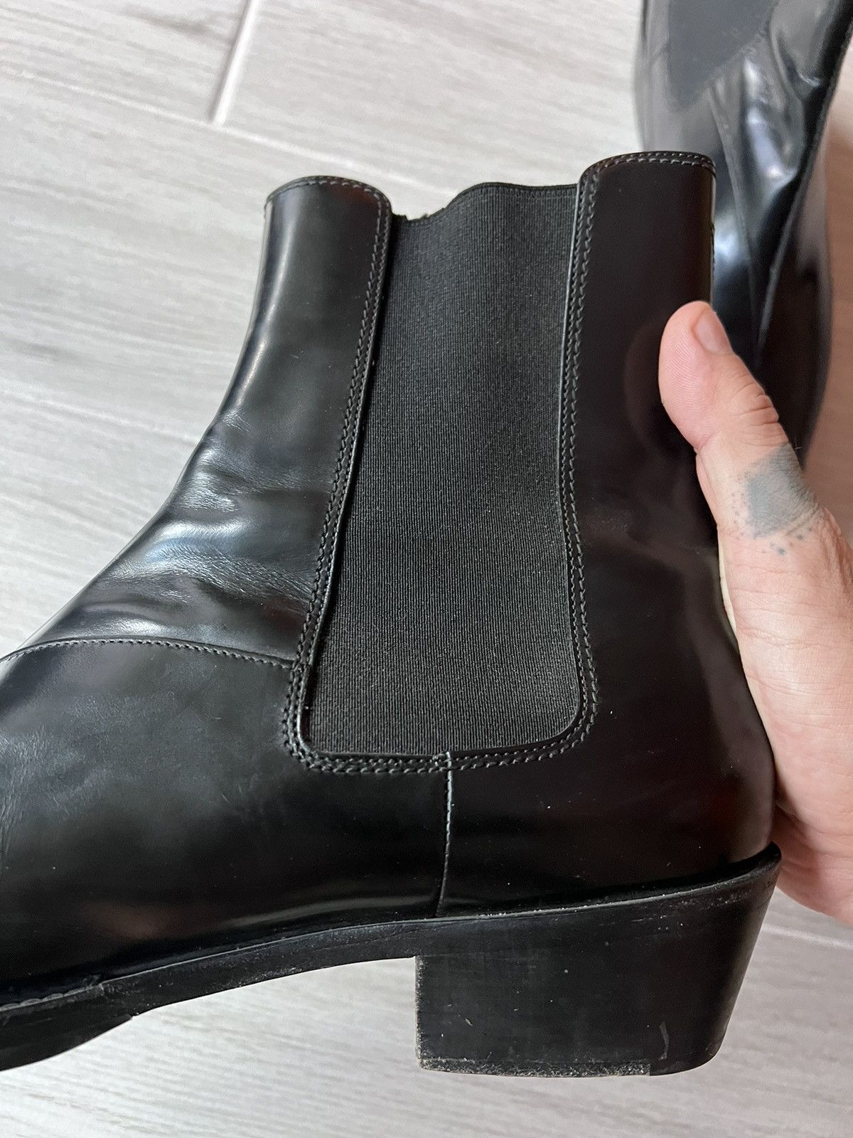 Berluti × Haider Ackermann Berluti Keith boots black Size US 10.5 / EU 43-44 - 13 Thumbnail