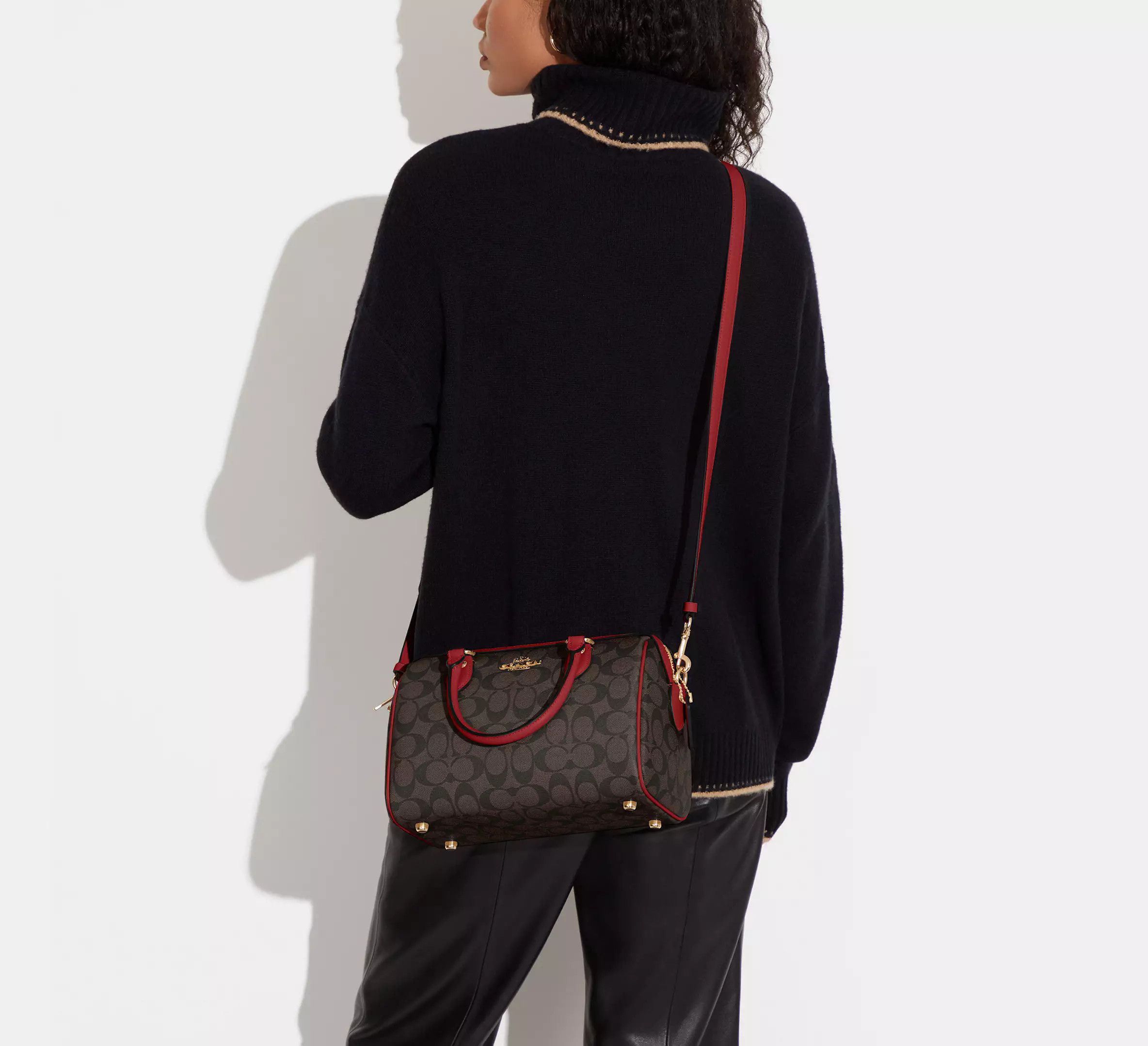 Coach Rowan Satchel Bag In Signature Canvas CH280 Size ONE SIZE - 8 Thumbnail