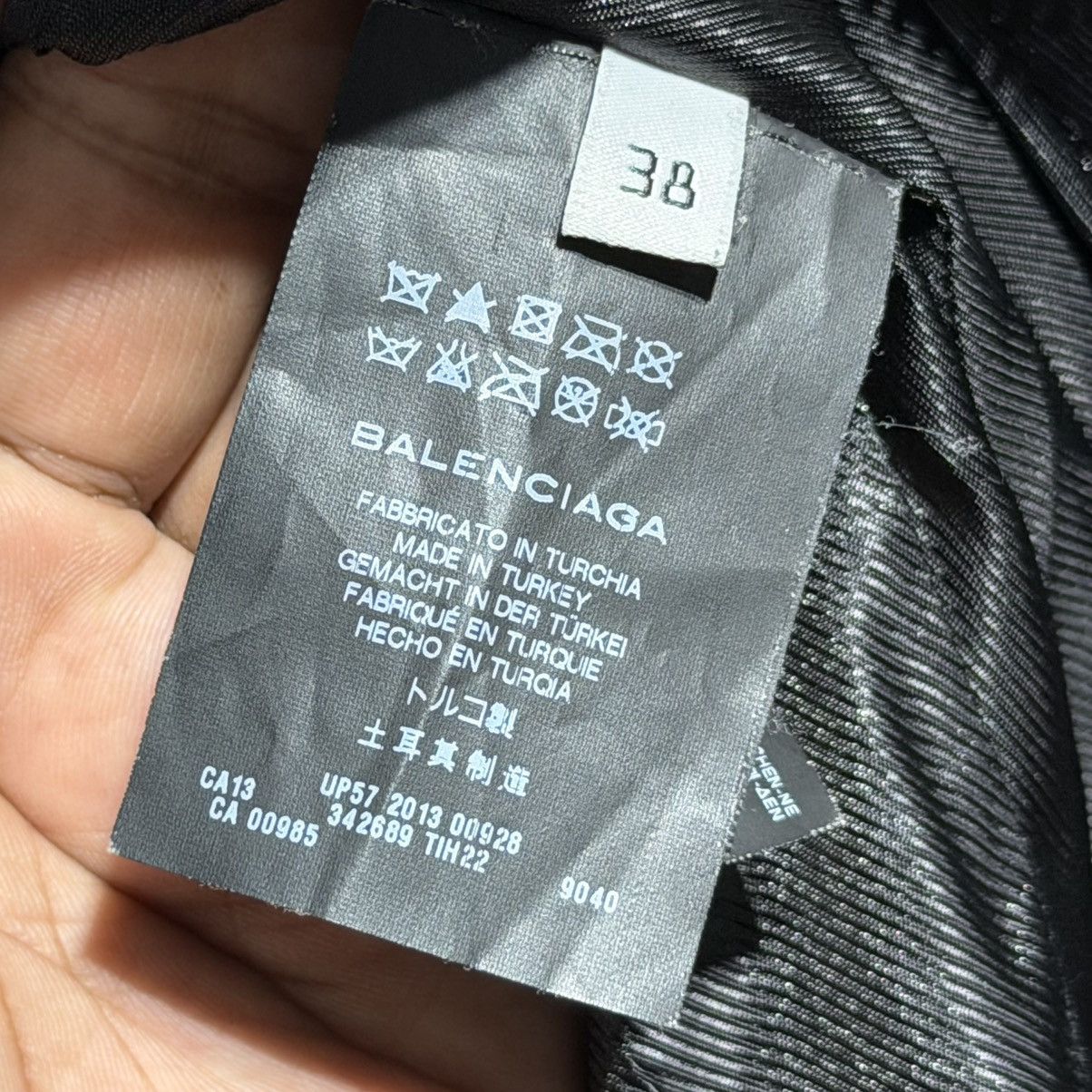 Balenciaga Balenciaga Lambskin Motorcycle Leather Jacket Size XS / US 0-2 / IT 36-38 - 10 Thumbnail