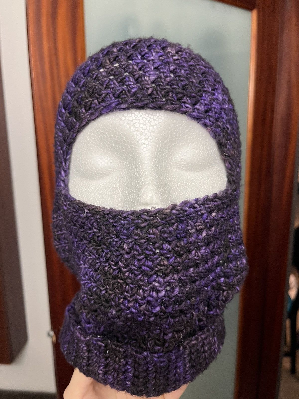 Handmade Merino Wool Balaclava Size ONE SIZE - 5 Thumbnail