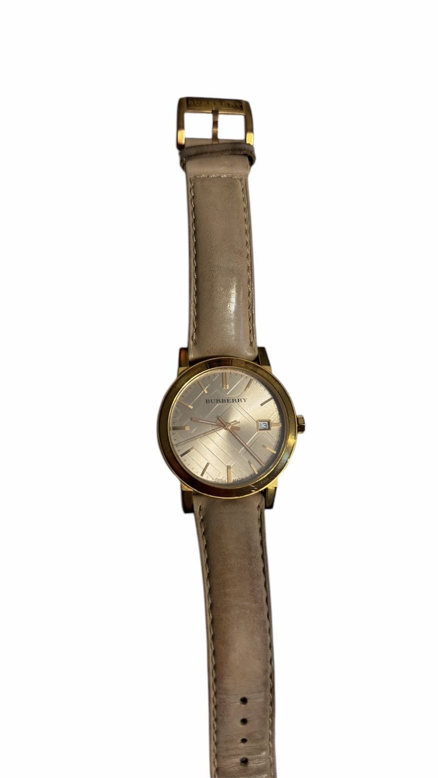 Burberry × Vintage Burberry Rose Gold 38mm Size ONE SIZE - 2 Thumbnail