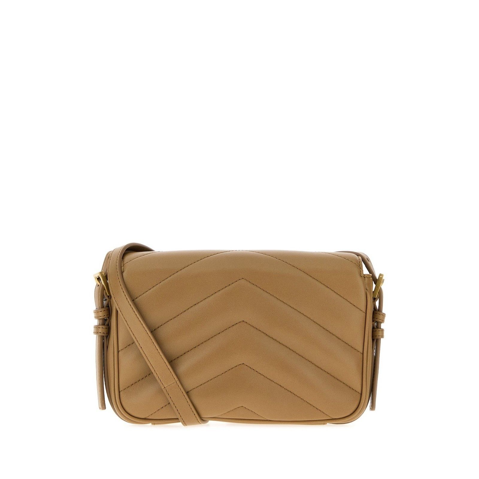 Saint Laurent Paris SAINT LAURENT $2100 LouLou Toy Natural Tan Lambskin Crossbod Size ONE SIZE - 3 Thumbnail
