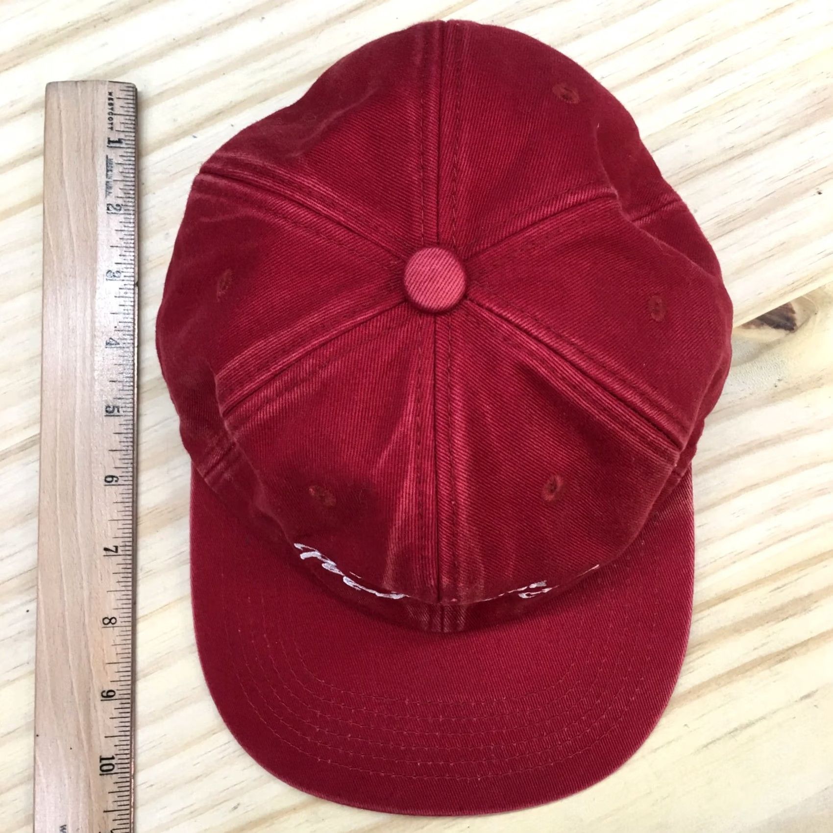 Vintage Nike Shirt Hat Mens One Size Red Embroidered Logo Baseball Cap Size ONE SIZE - 3 Thumbnail