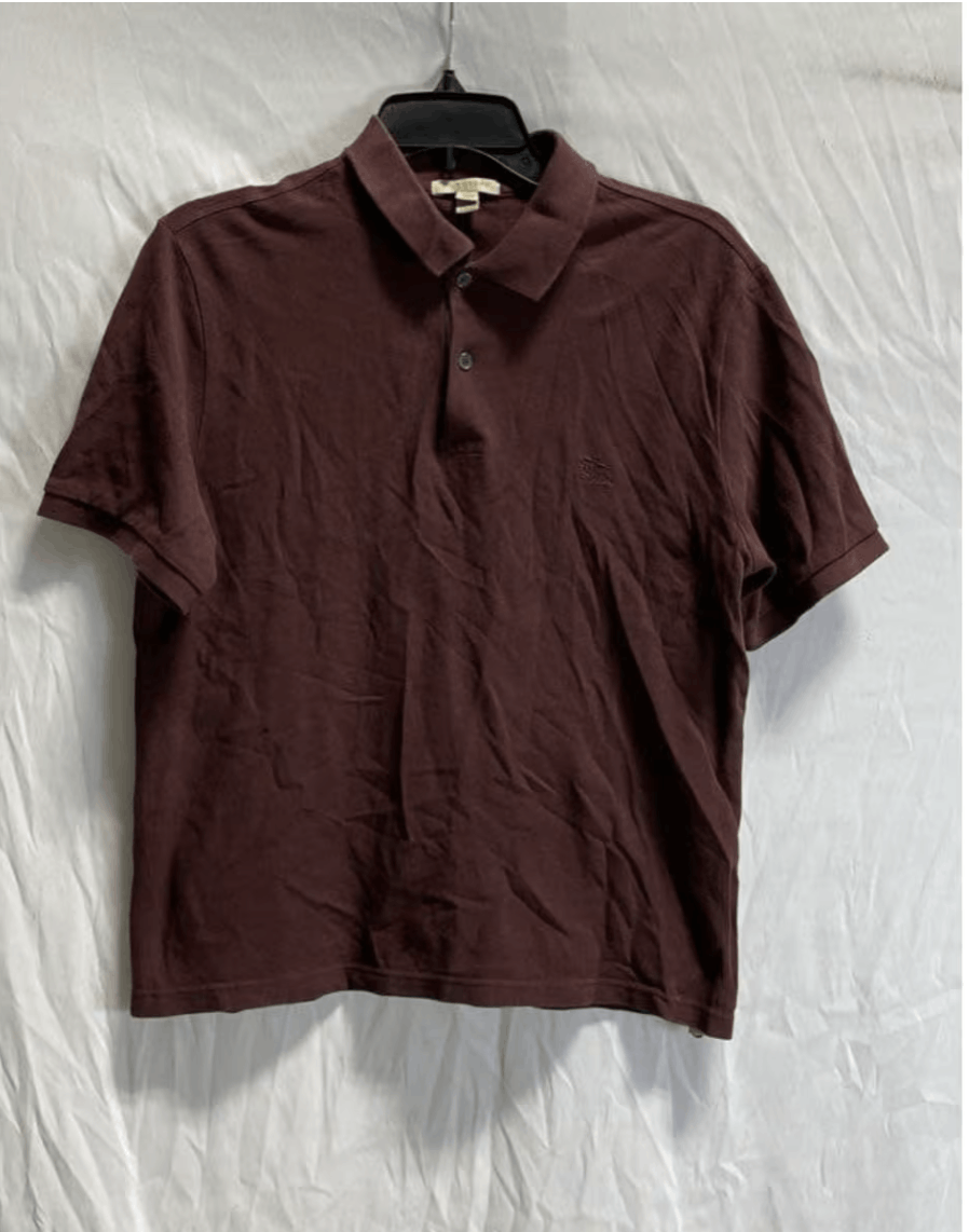 Burberry Vintage Burgundy mens Burberry Brit Polo shirt Size US M / EU 48-50 / 2 - 1 Thumbnail
