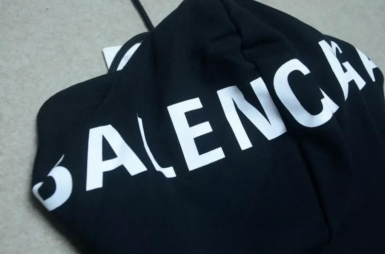 Balenciaga balenciaga black oversized logo hoodie-2507 Size US XS / EU 42 / 0 - 6 Thumbnail
