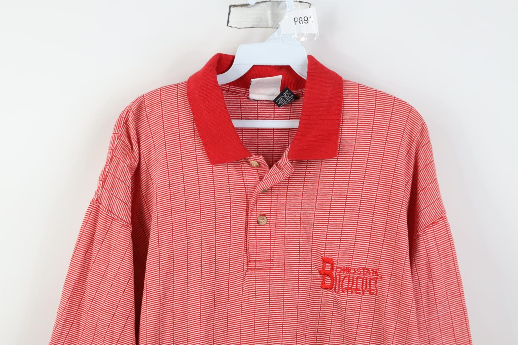 Vintage Vintage 90s Ohio State University Collared Polo Shirt Size US L / EU 52-54 / 3 - 2 Thumbnail