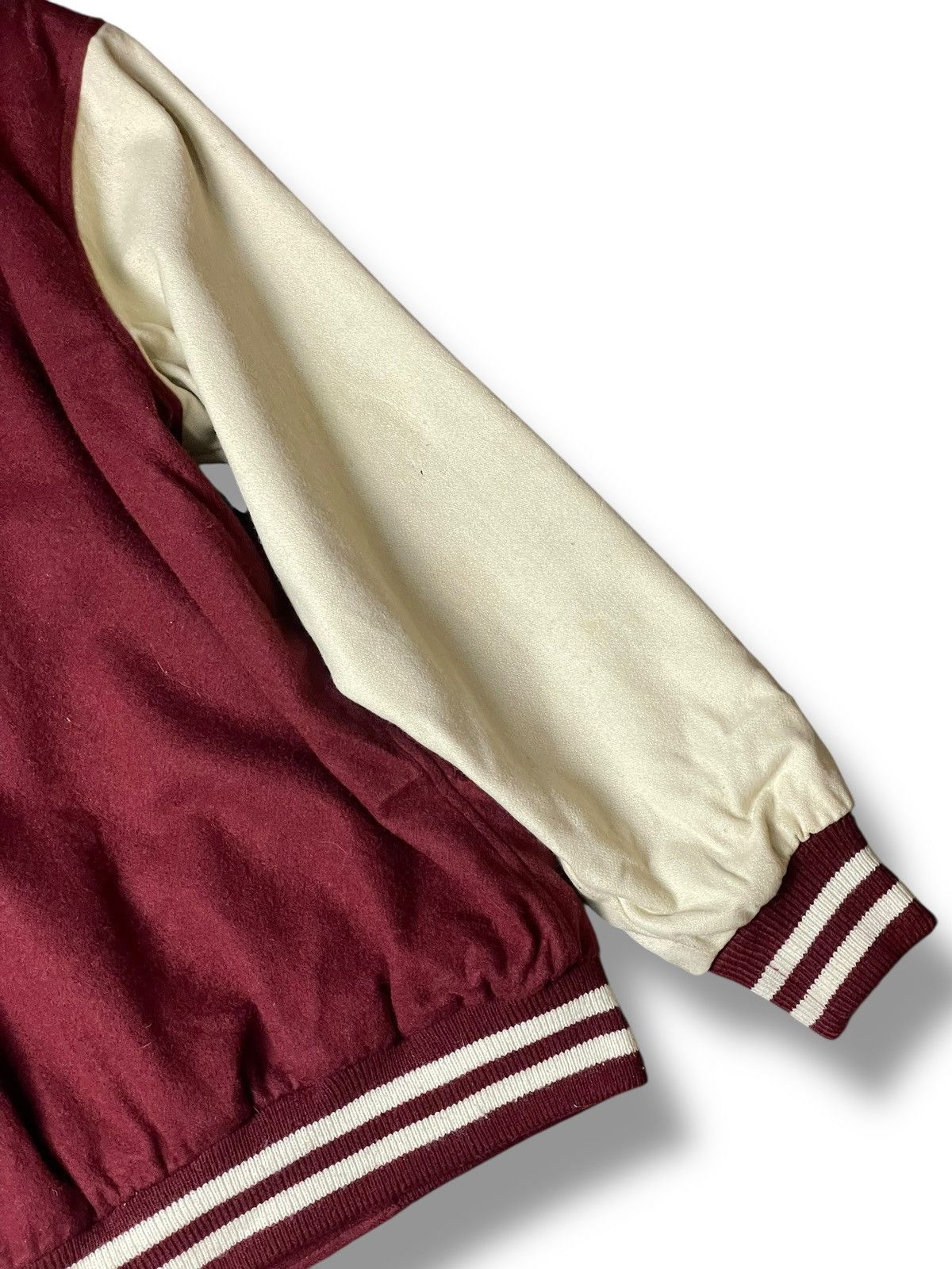 Japanese Brand × Vintage Vintage Mr Soro Embroidered Logo Varsity Jacket (112) Size US L / EU 52-54 / 3 - 7 Thumbnail