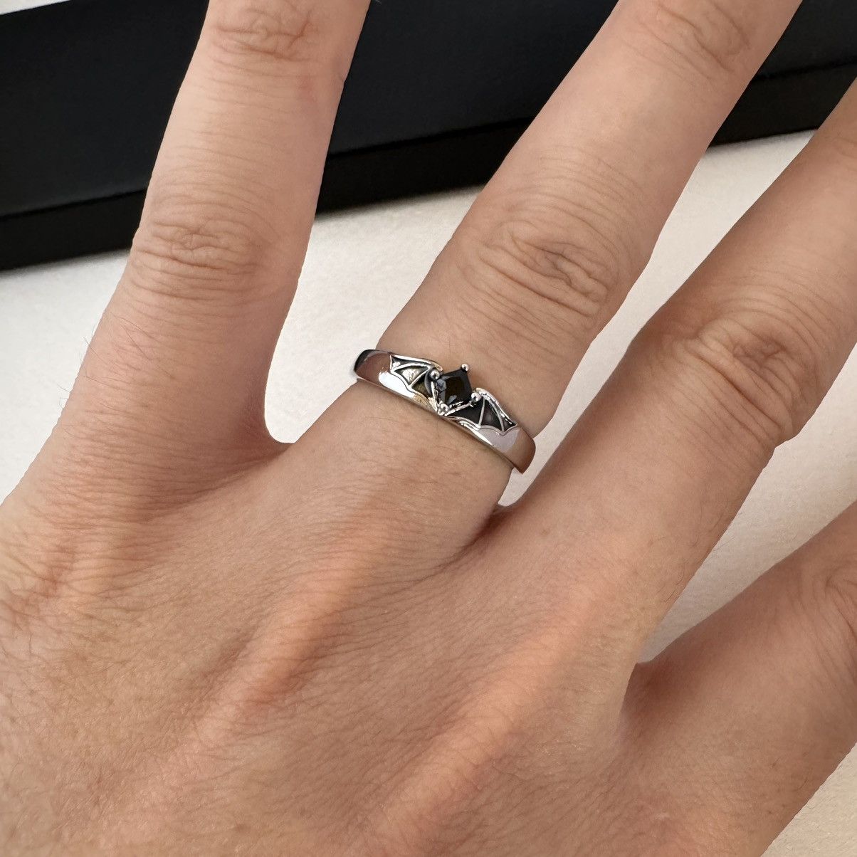 Other Adjustable Devil Wings Open Ring for Men Women Size ONE SIZE - 4 Thumbnail