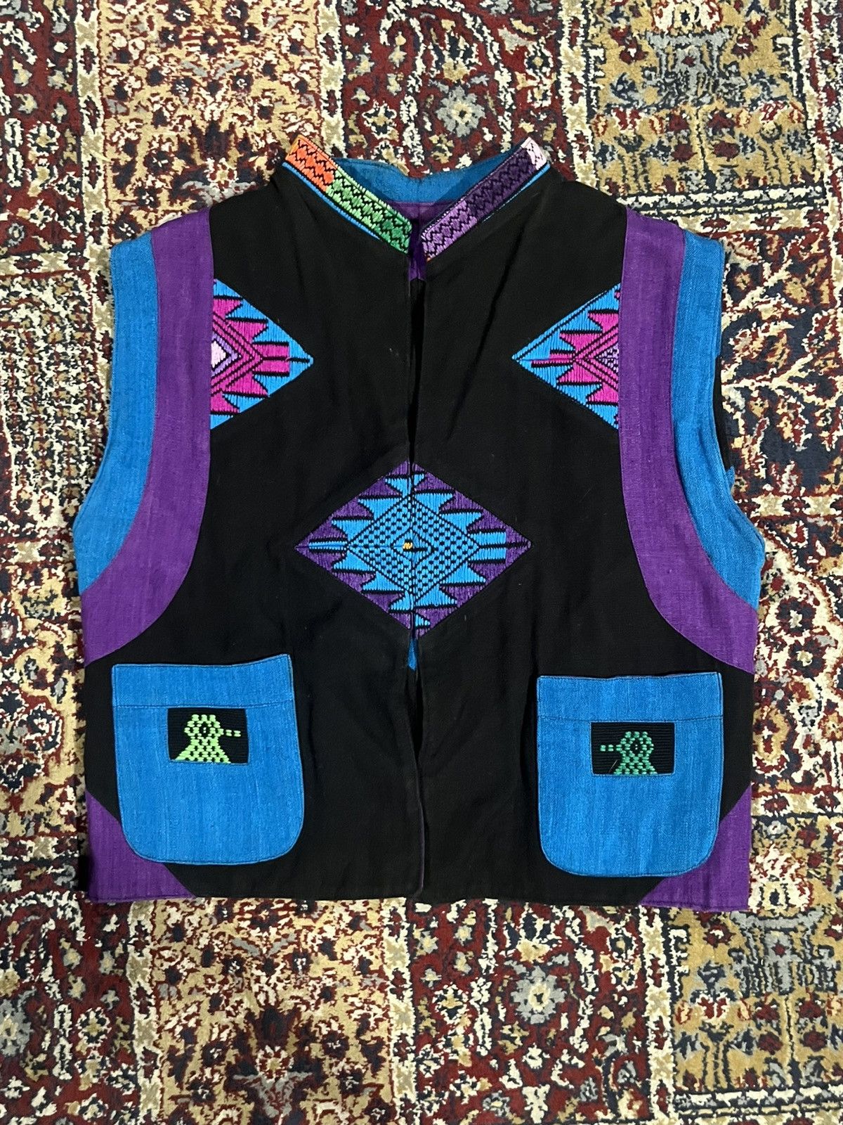 Vintage Psychedelic reversible vest Size M / US 6-8 / IT 42-44 - 3 Thumbnail