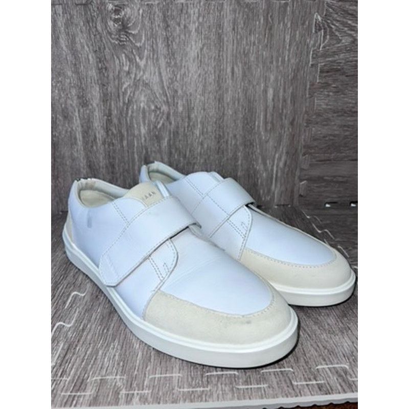 Cole Haan Cole Haan Men's White Leather Monk Strap Sneakers Size 9.5 Size US 9.5 / EU 42-43 - 1 Thumbnail