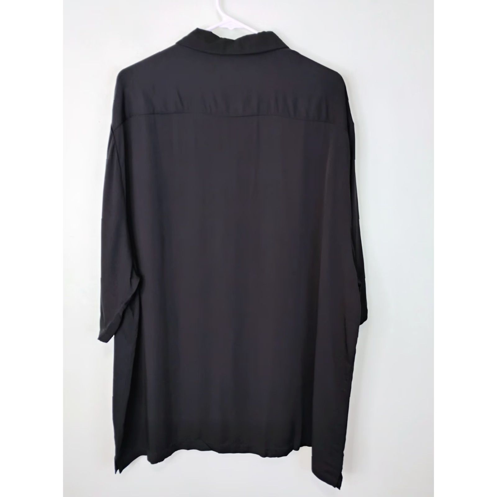 YoungLA Youngla Milano Short Sleeve Button Up Casual Shirt XL Viscose Black Size US XL / EU 56 / 4 - 2 Thumbnail