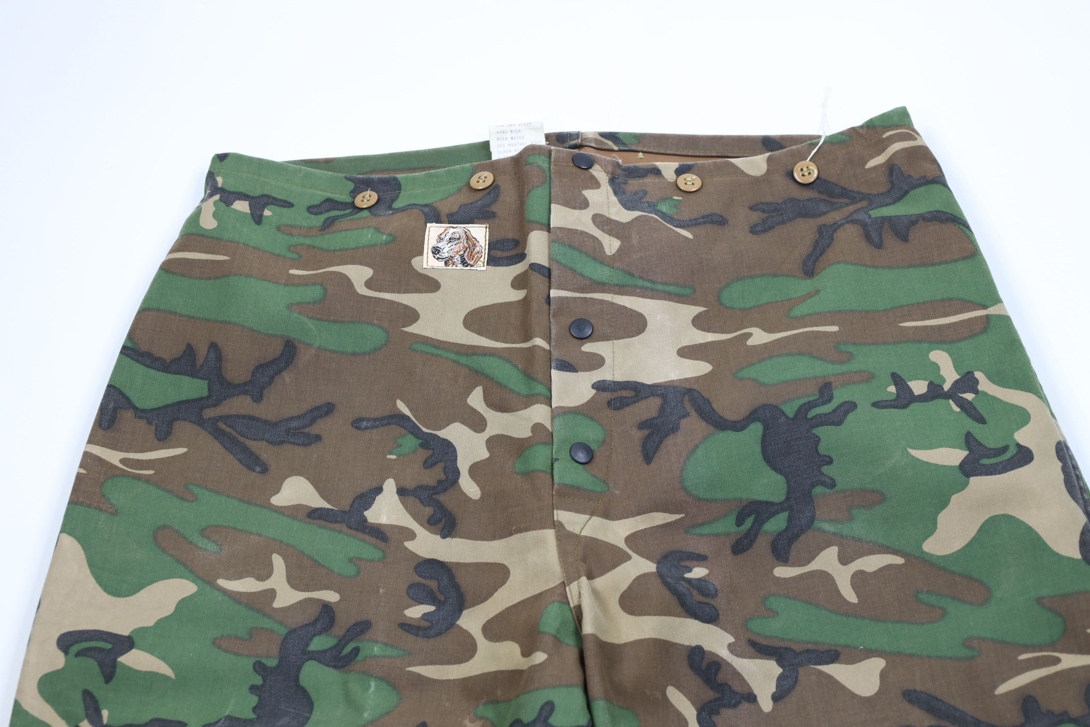 Vintage Vintage 60s 70s Pointer Dog Camouflage Waterproof Pants USA Size US 36 / EU 52 - 2 Thumbnail