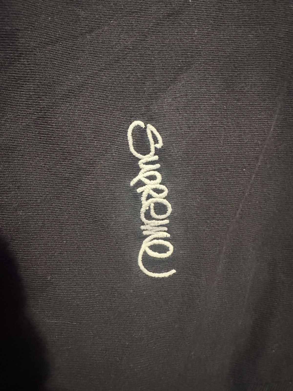 Supreme Supreme cursive washed handstyle Black tee shirt Size US M / EU 48-50 / 2 - 3 Thumbnail