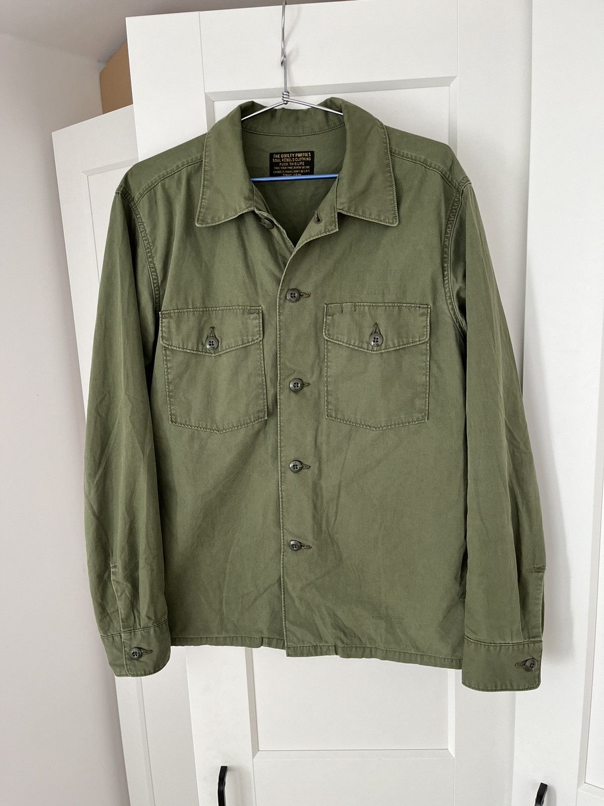 Japanese Brand × Wacko Maria Wacko Maria military shirt made in 