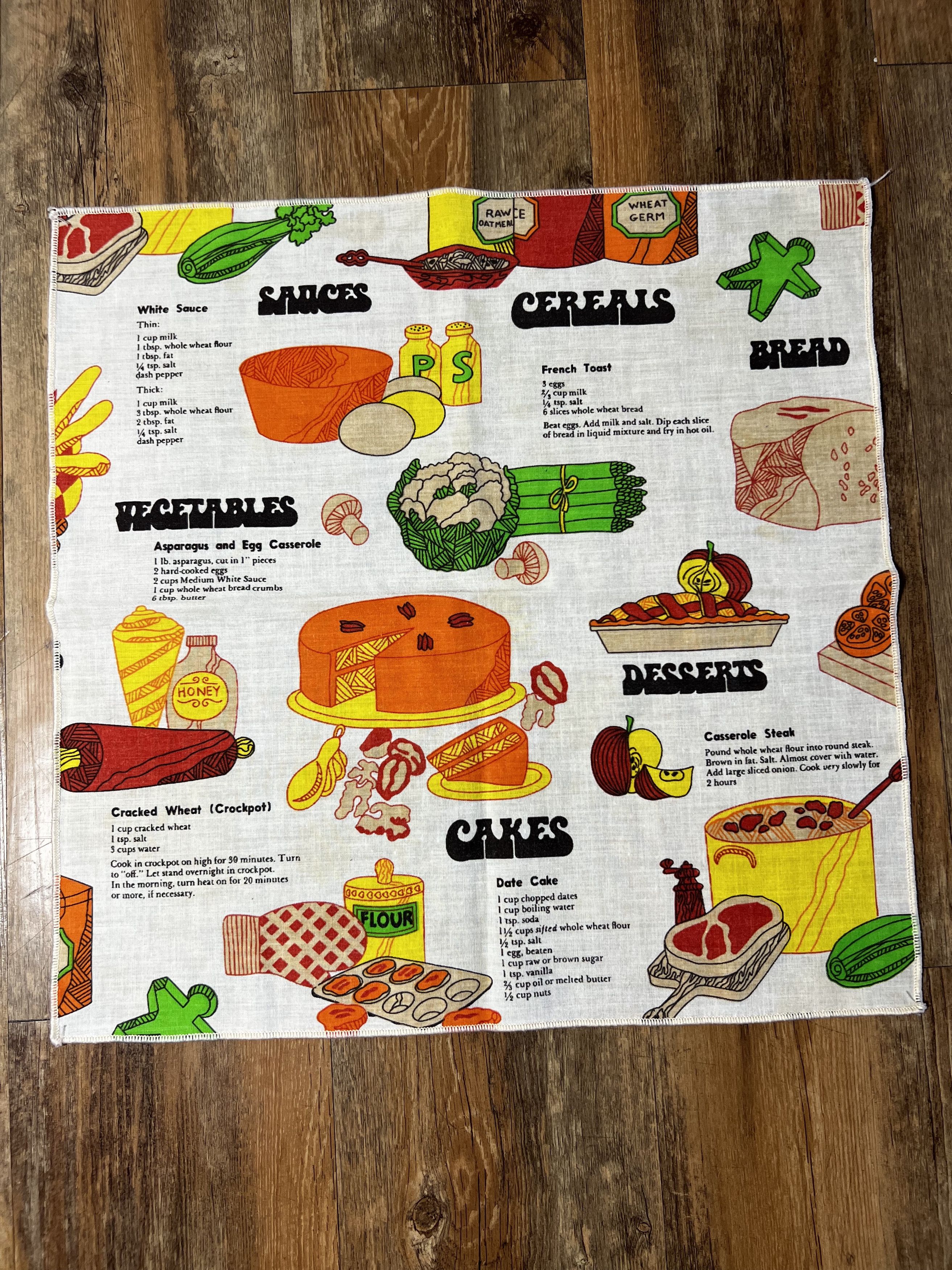 Other × Vintage Vintage 1960's-1970's Kitschy Recipe Tea Towels Set of 6 Size ONE SIZE - 2 Thumbnail