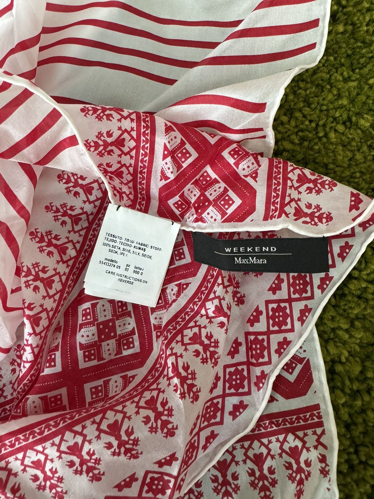 Max Mara × Weekend Max Mara Max Mara Weekend 100% silk scarf Size ONE SIZE - 2 Thumbnail