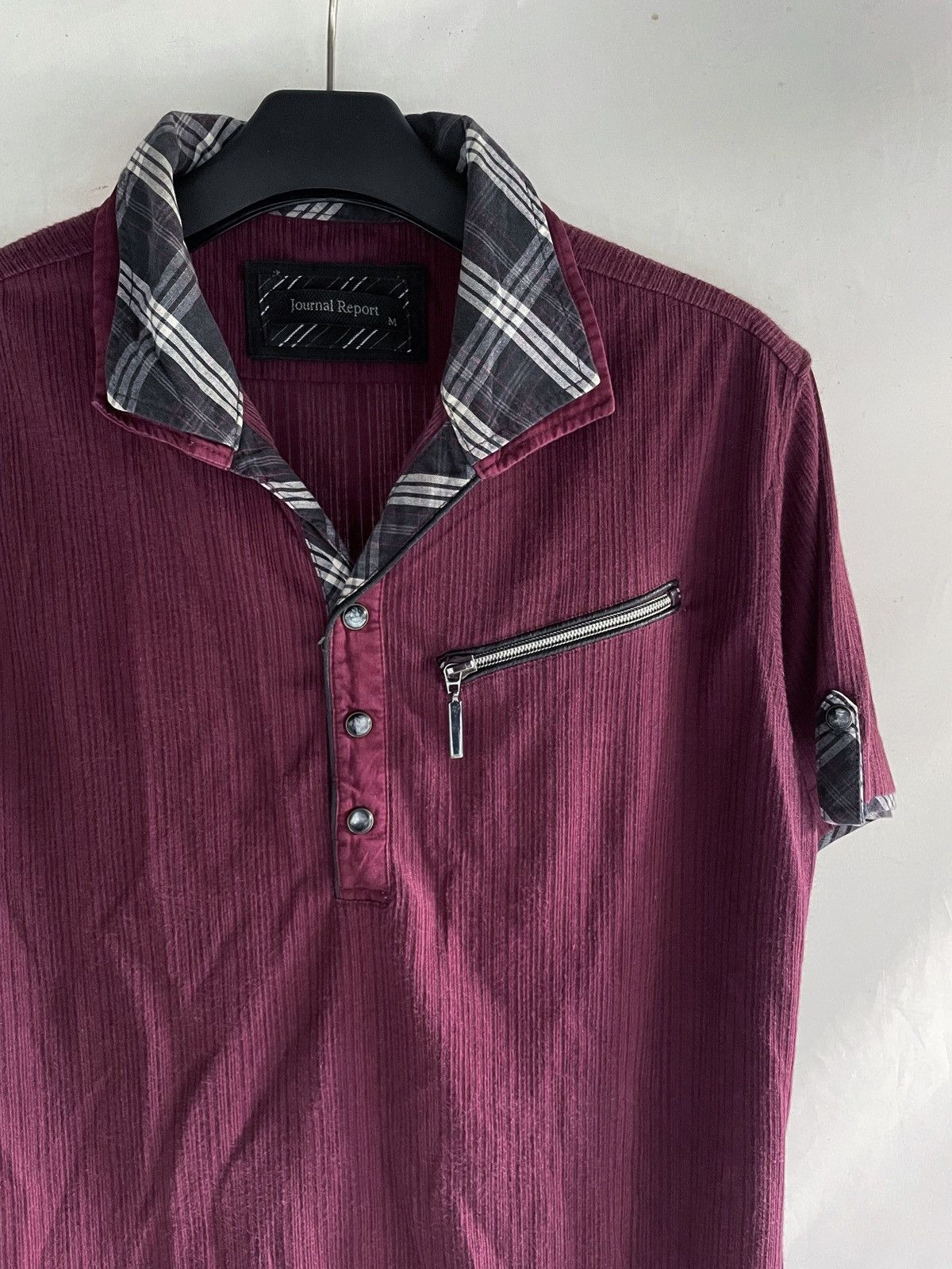 Beauty Beast DOUBLE LAYER JAPANESE JOURNAL REPORT POLO SHIRT Size US M / EU 48-50 / 2 - 2 Thumbnail