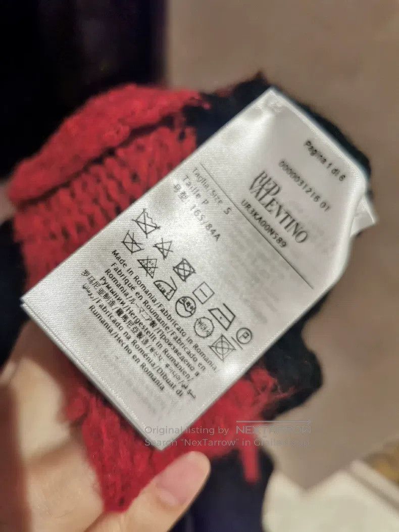 Valentino Valentino Black and red striped cardigan Size S / US 4 / IT 40 - 4 Thumbnail