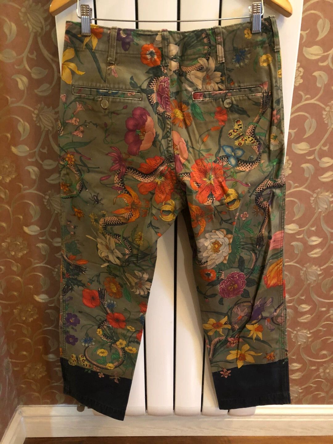Gucci Gucci Zoo Print Cropped Jeans Size 31 Size US 31 - 5 Thumbnail