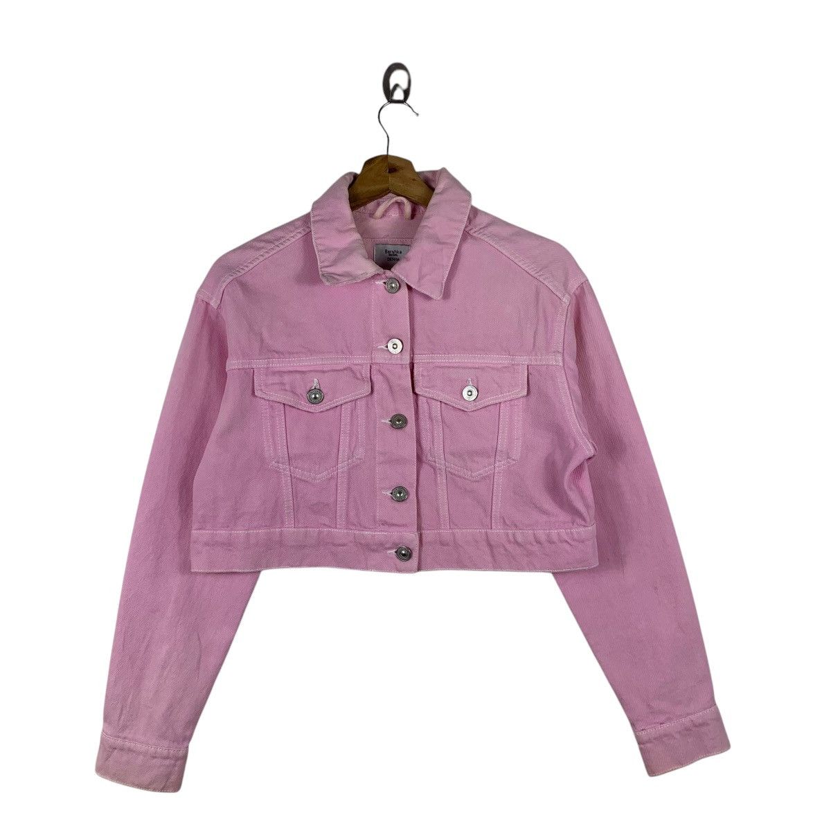 Bershka × Japanese Brand BERSHKA Girl Denim Japanese Brand Casualwear Denim Jacket Size XS / US 0-2 / IT 36-38 - 1 Thumbnail