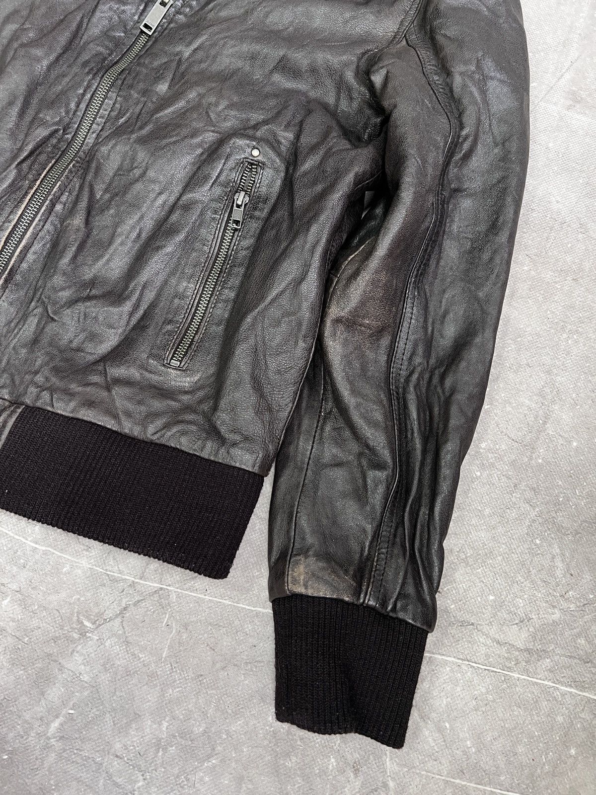 14th Addiction Diesel Leather Jakcet Black Vintage 14th addiction style y2k Size US M / EU 48-50 / 2 - 4 Thumbnail