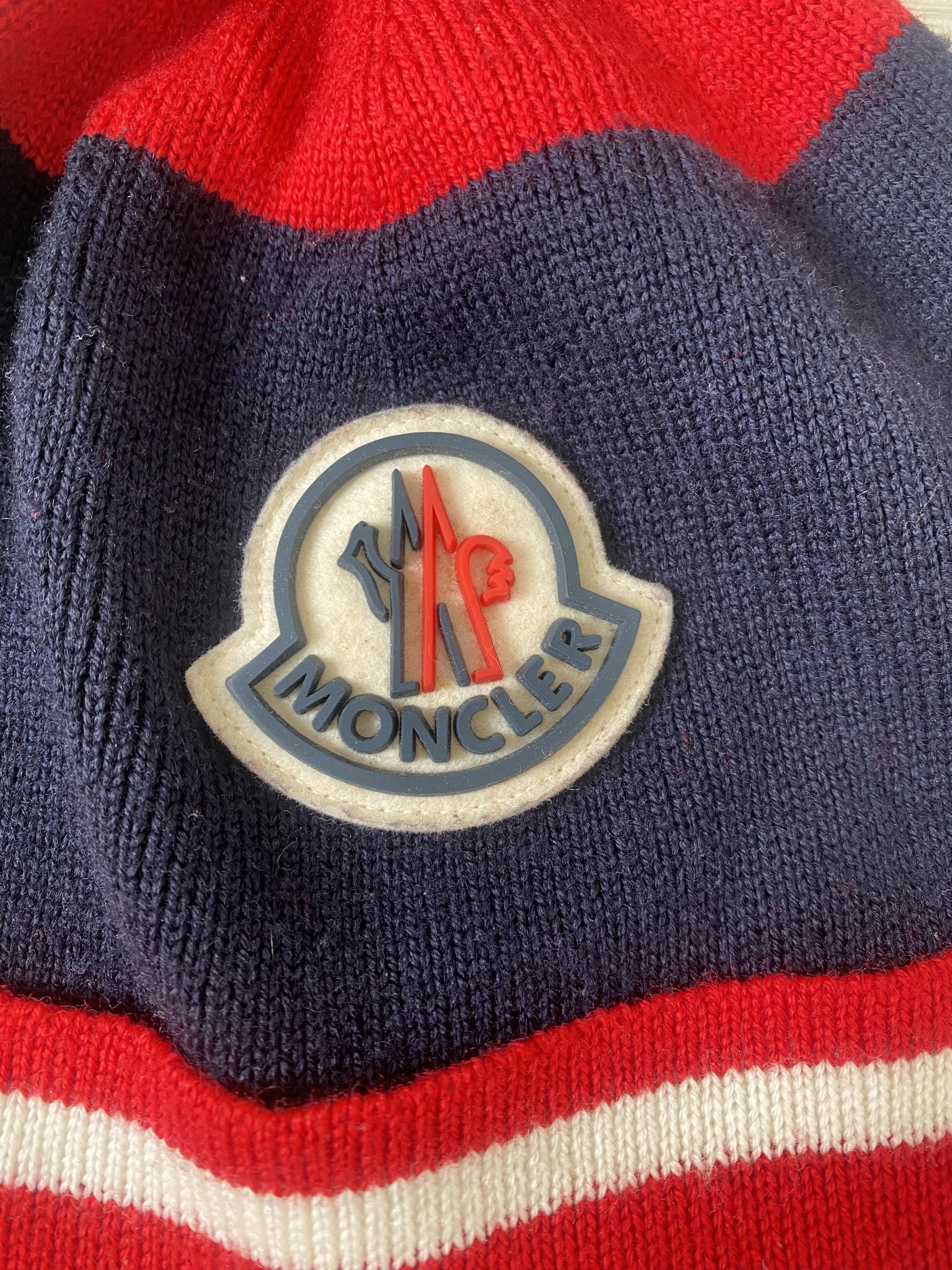 Moncler Moncler Virgin Wool Beanie Size ONE SIZE - 2 Thumbnail