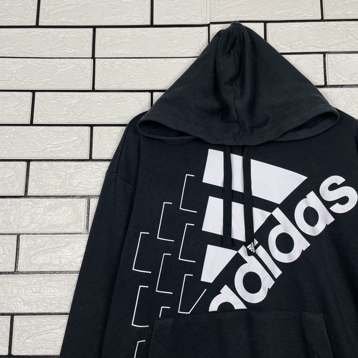 Adidas Adidas Big Logo Pullover Hoodie Size US M / EU 48-50 / 2 - 6 Thumbnail