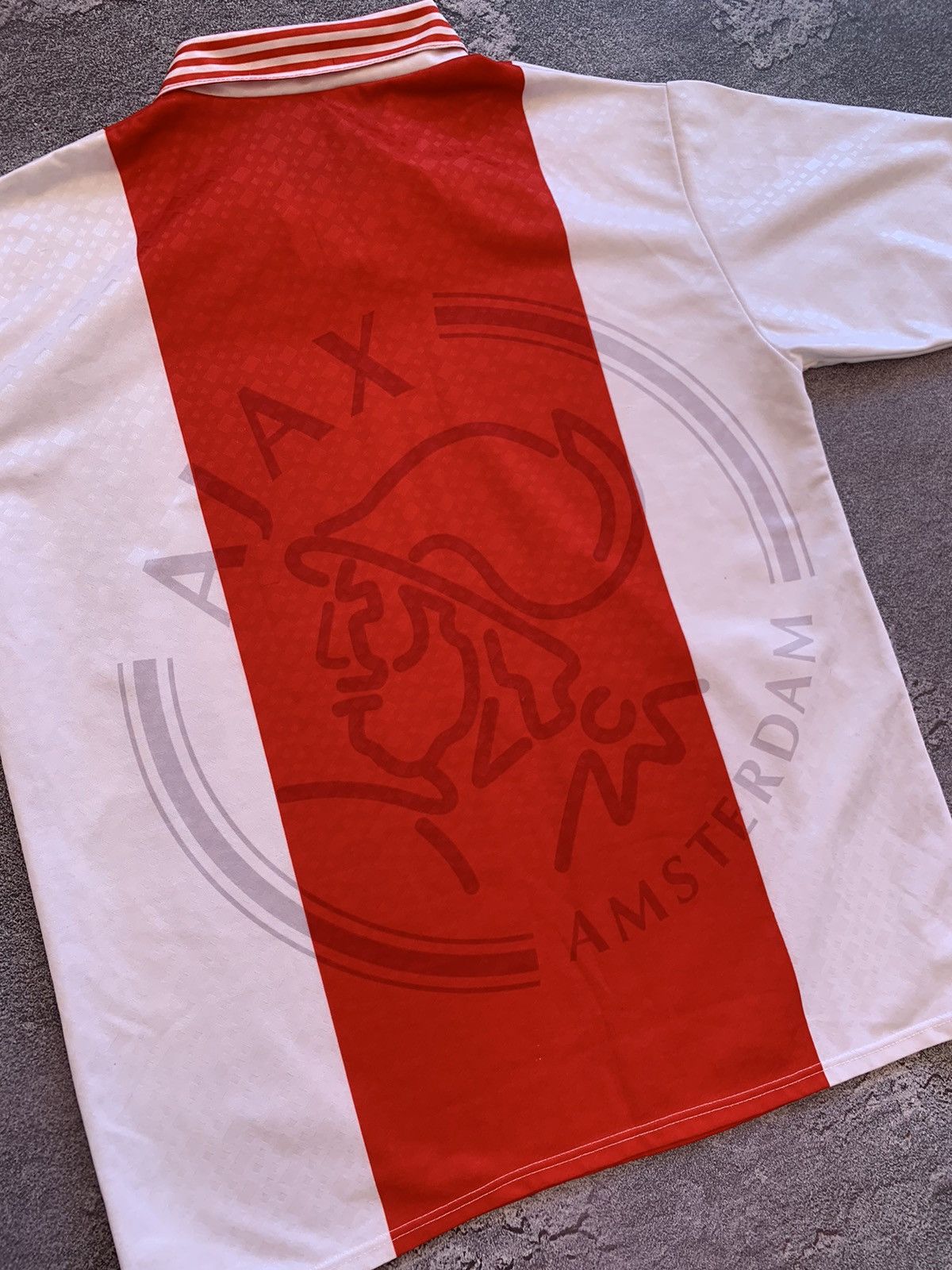 Vintage Blockcore Ajax Amsterdam 1996/97 Soccer Jersey Bootleg Size US XL / EU 56 / 4 - 9 Thumbnail