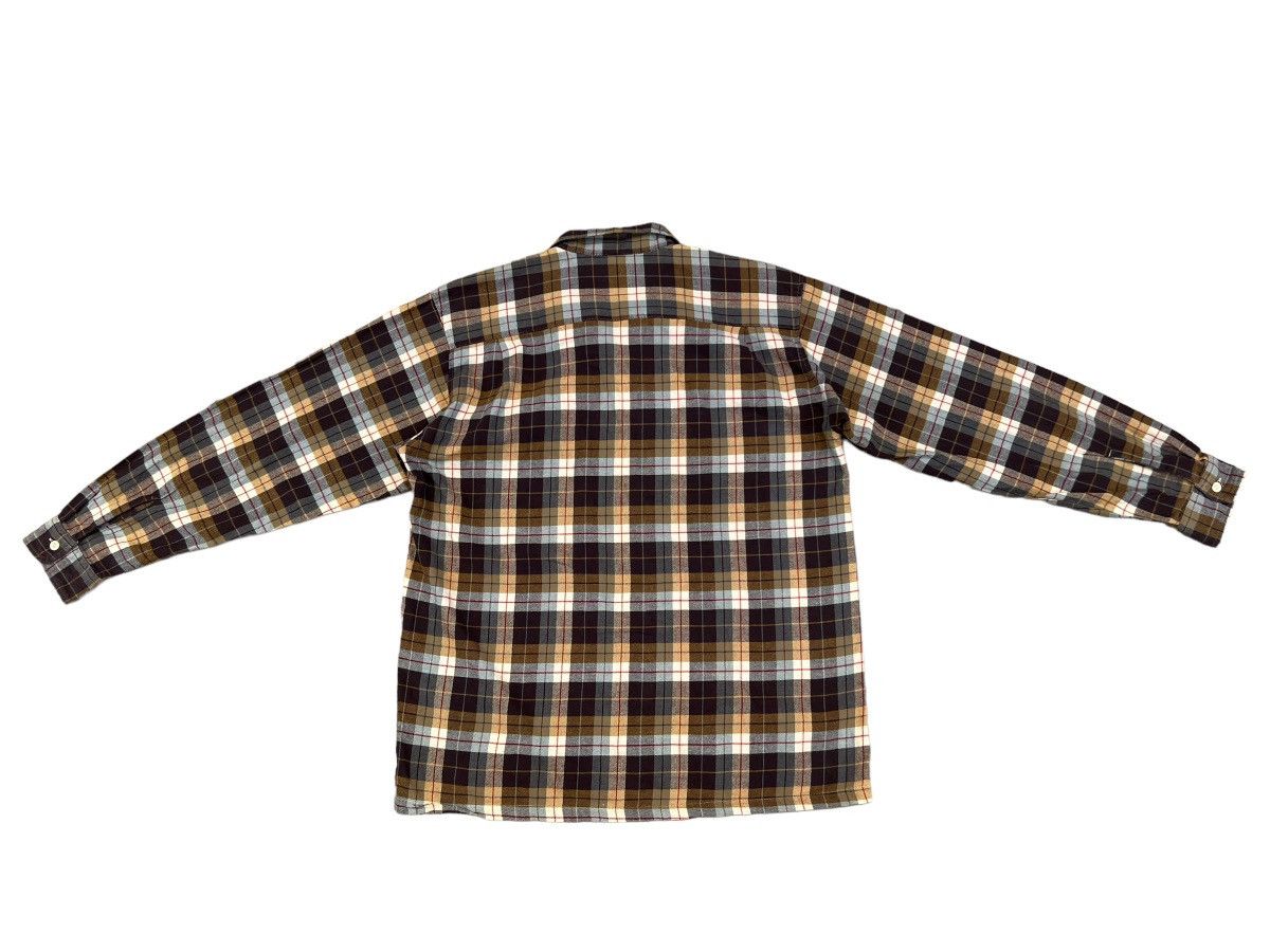 Big John Vintage 90s Big John Japan Double Flap Pocket Plaid Flannel Size US L / EU 52-54 / 3 - 2 Thumbnail