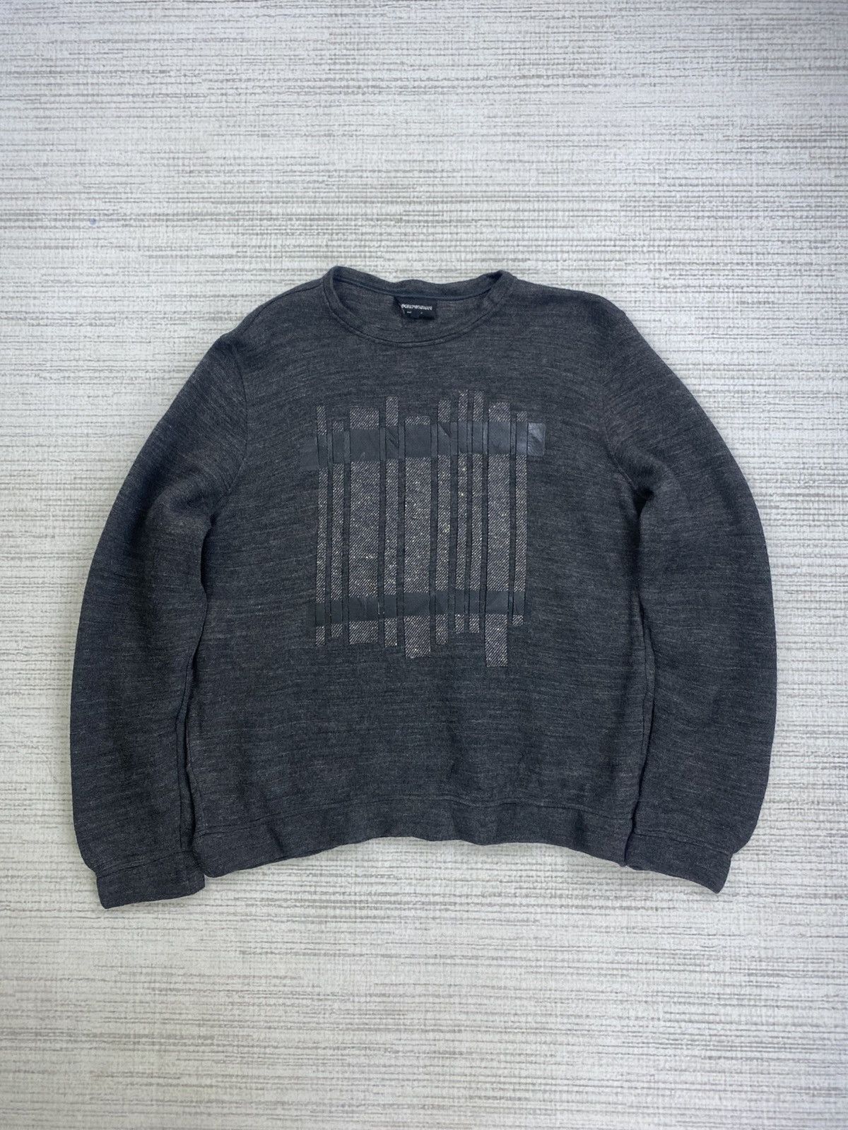 Emporio Armani Vintage Emporio Armani Italy Sweatshirt Size US M / EU 48-50 / 2 - 1 Thumbnail