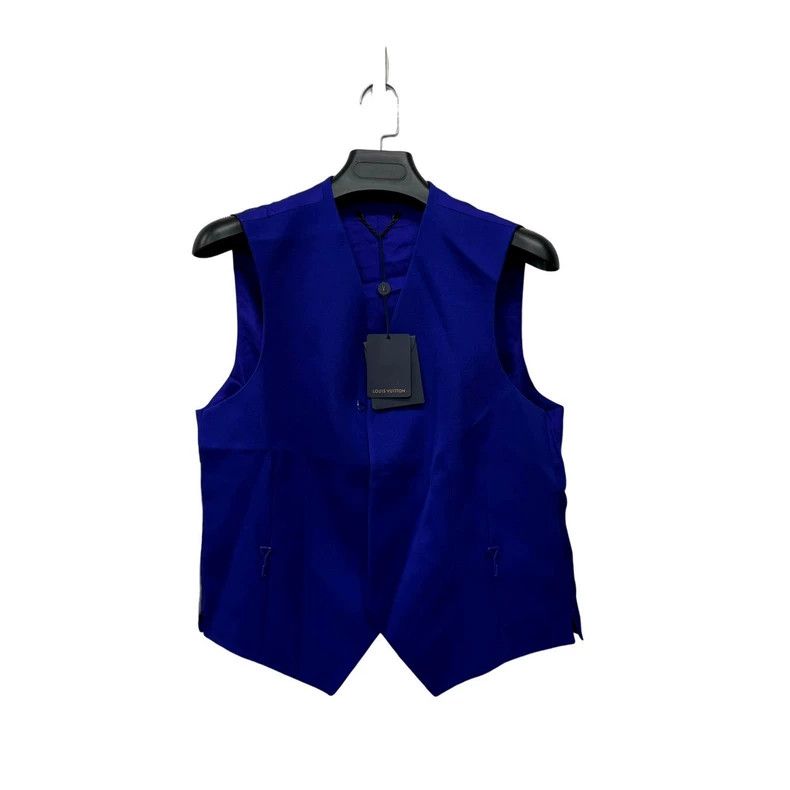 Louis Vuitton Louis Vuitton Blue Vest Size US M / EU 48-50 / 2 - 2 Thumbnail