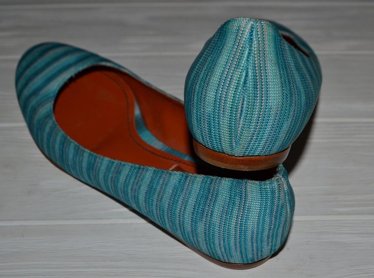 Missoni Missoni Knit Striped Classic Ballet Flat Shoe Size EUR 37 Size US 6 / IT 36 - 9 Thumbnail