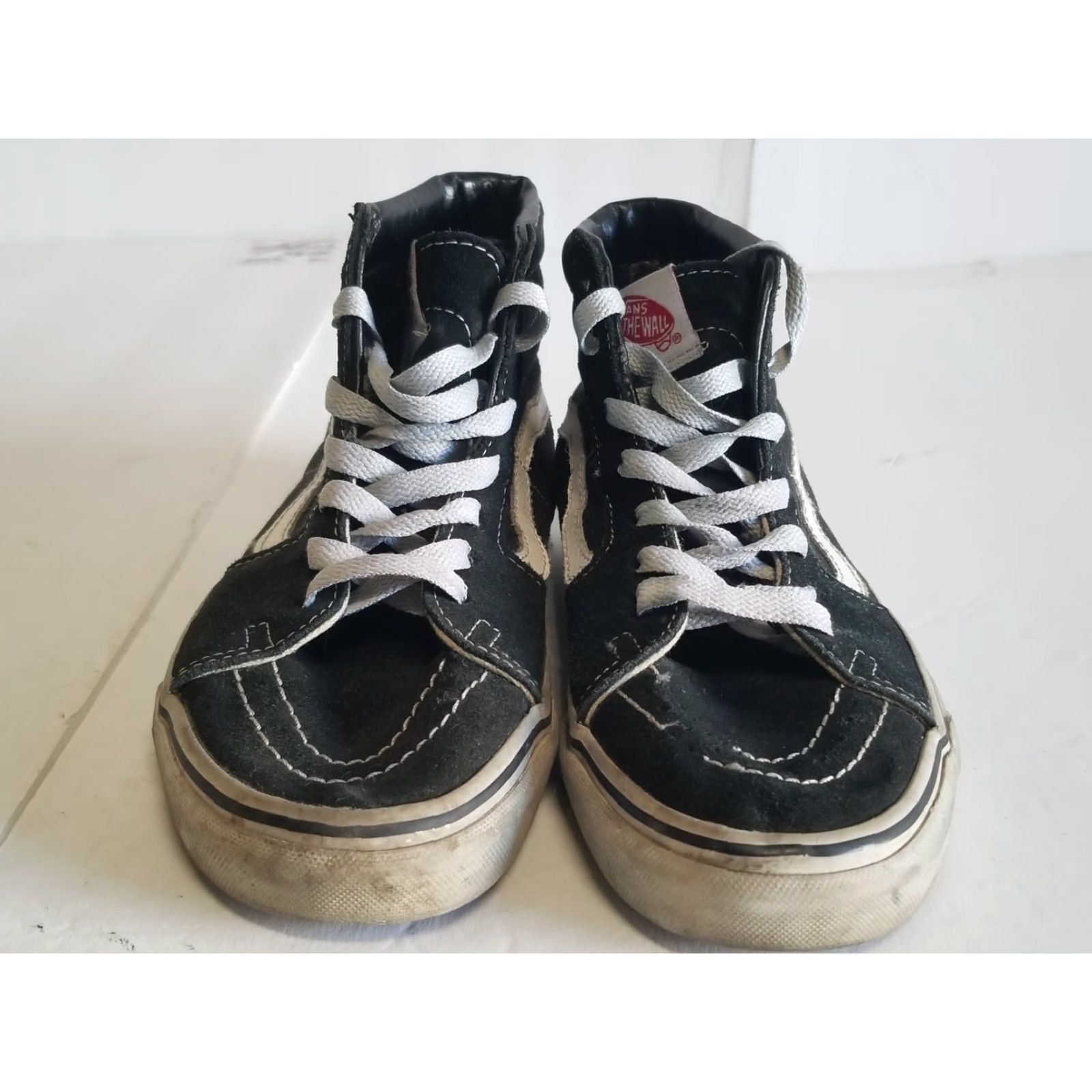Vans VANS SK8 HI Men 5 Women 6.5 Black Canvas High Top Skateboard Shoes Sk8-Hi Sneaker Skateboarding Mens Women Black/White Size S / US 4 / IT 40 - 6 Thumbnail