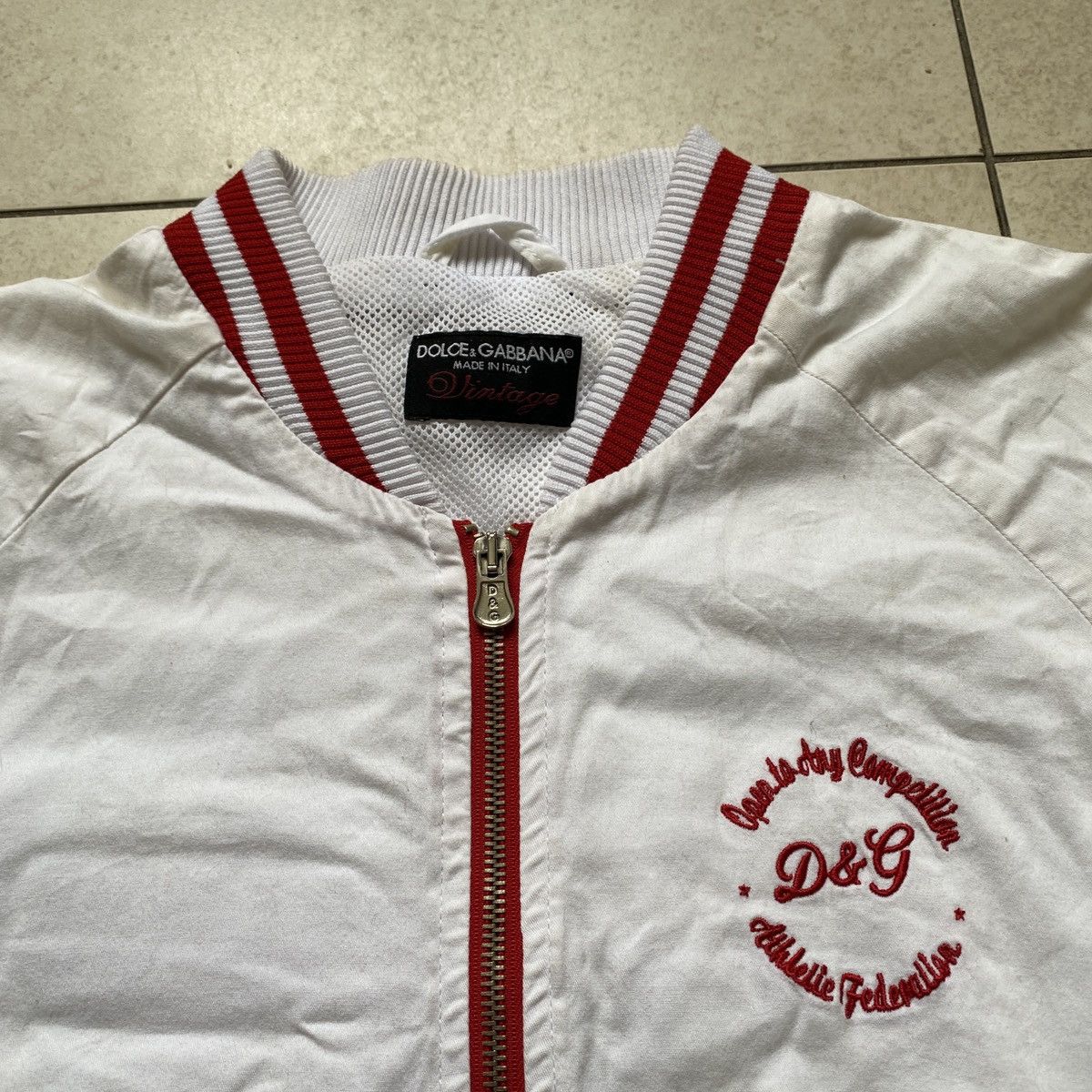 Dolce & Gabbana Dolce Gabbana Embellished Big Logo Varsity Bomber Jacket y2k Size L / US 10 / IT 46 - 4 Thumbnail