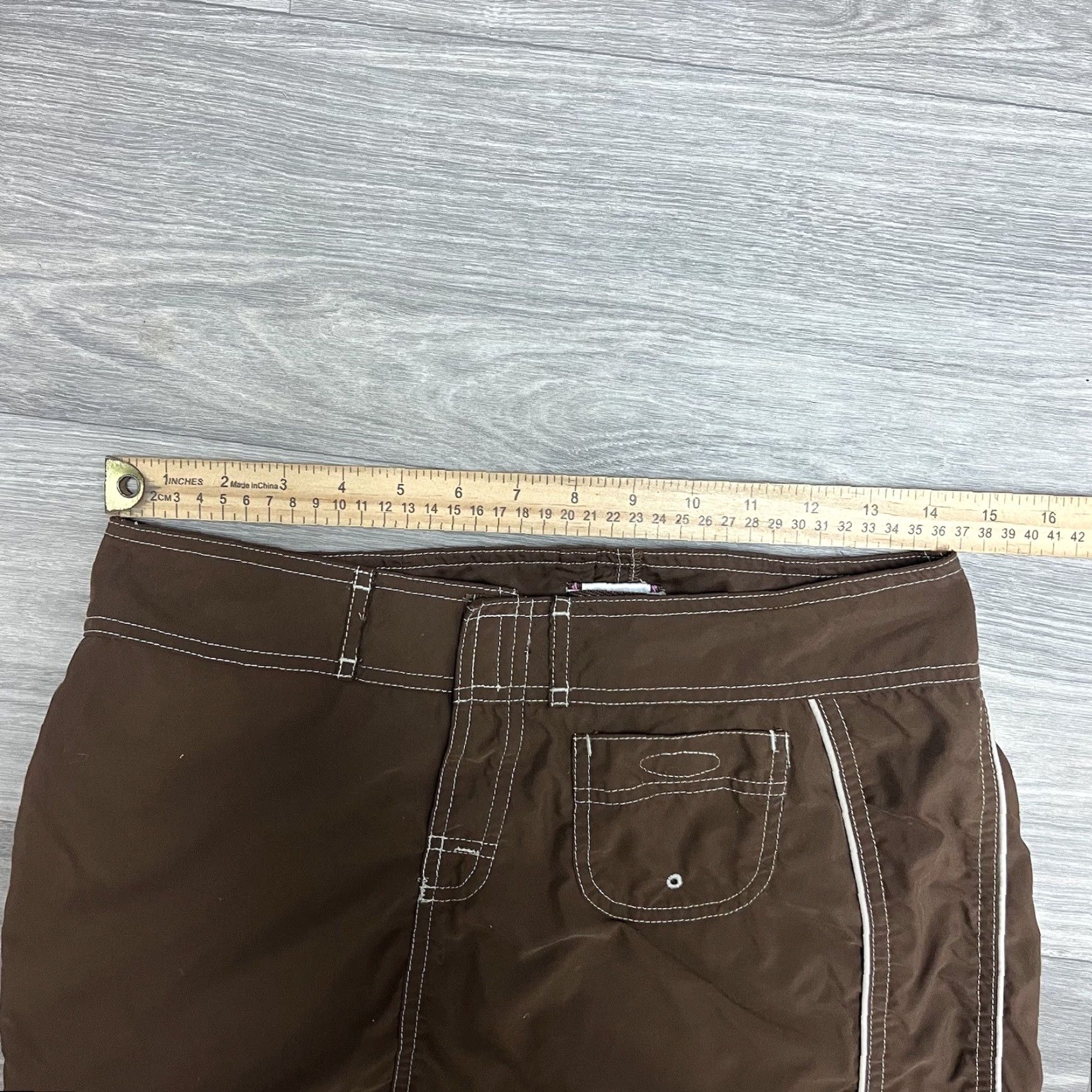 The North Face The North Face Skirt Women 2 Brown Nylon Contrast Stitch Mini Gorpcore CA30516 Size 26" / US 2 / IT 38 - 3 Thumbnail