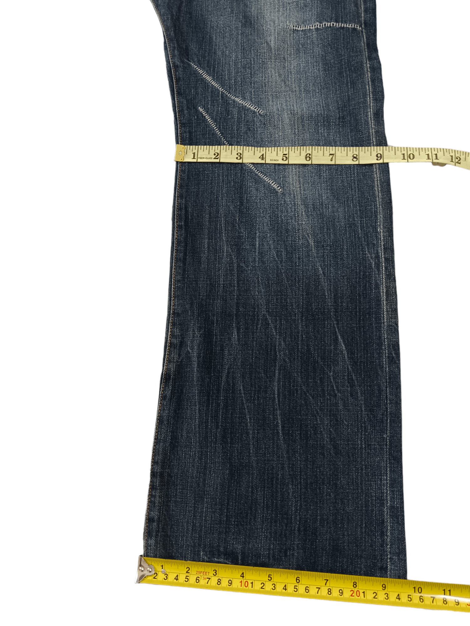 Japanese Brand 💥Modish Style💥 Clawmark Minimalist Flared Denim Size US 30 / EU 46 - 9 Thumbnail
