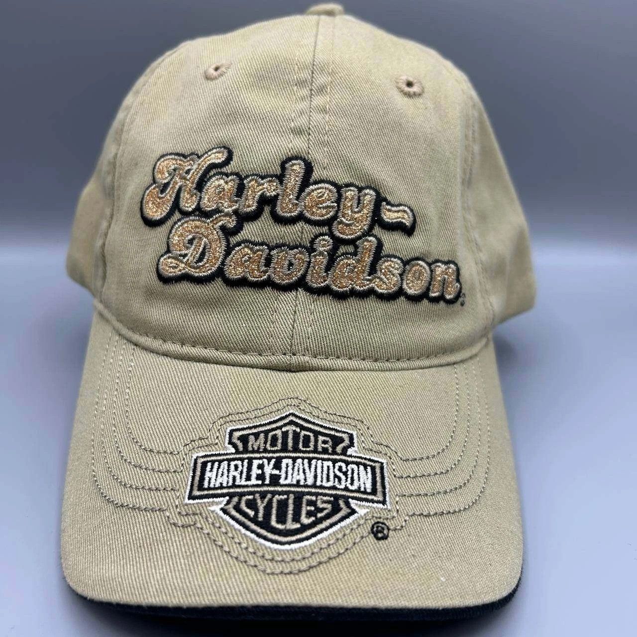 Harley Davidson Harley Davidson Motorcycles Hat Embroidered StrapBack Cotton Size ONE SIZE - 1 Thumbnail