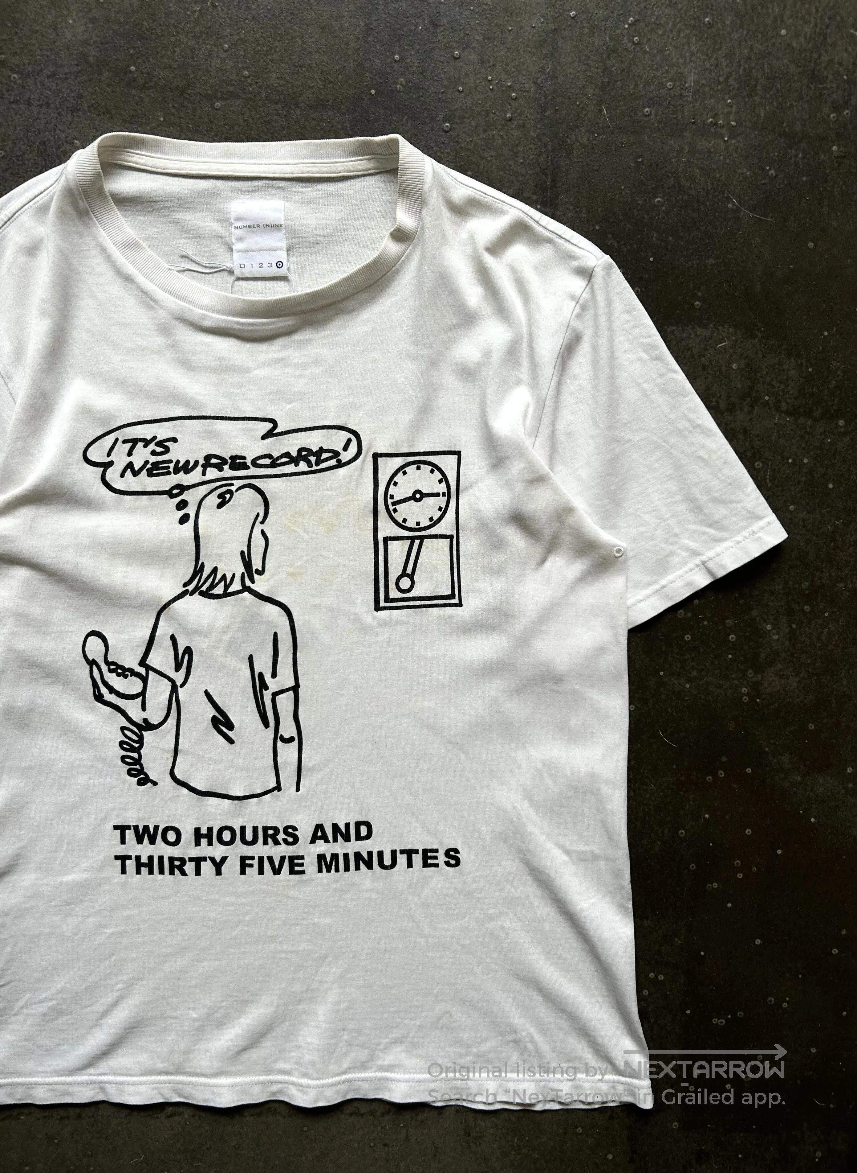 Number (N)ine Number (N)ine 2000ss Slogan Print Tee. Size US XL / EU 56 / 4 - 3 Thumbnail