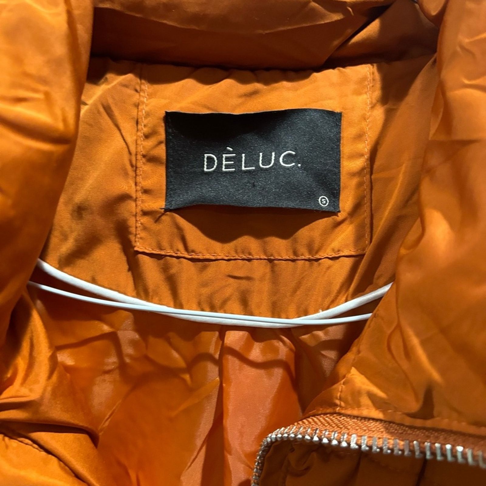 Other DELUC Women's Lipa Rust Puffer Zipper Jacket Sz S Size S / US 4 / IT 40 - 5 Thumbnail