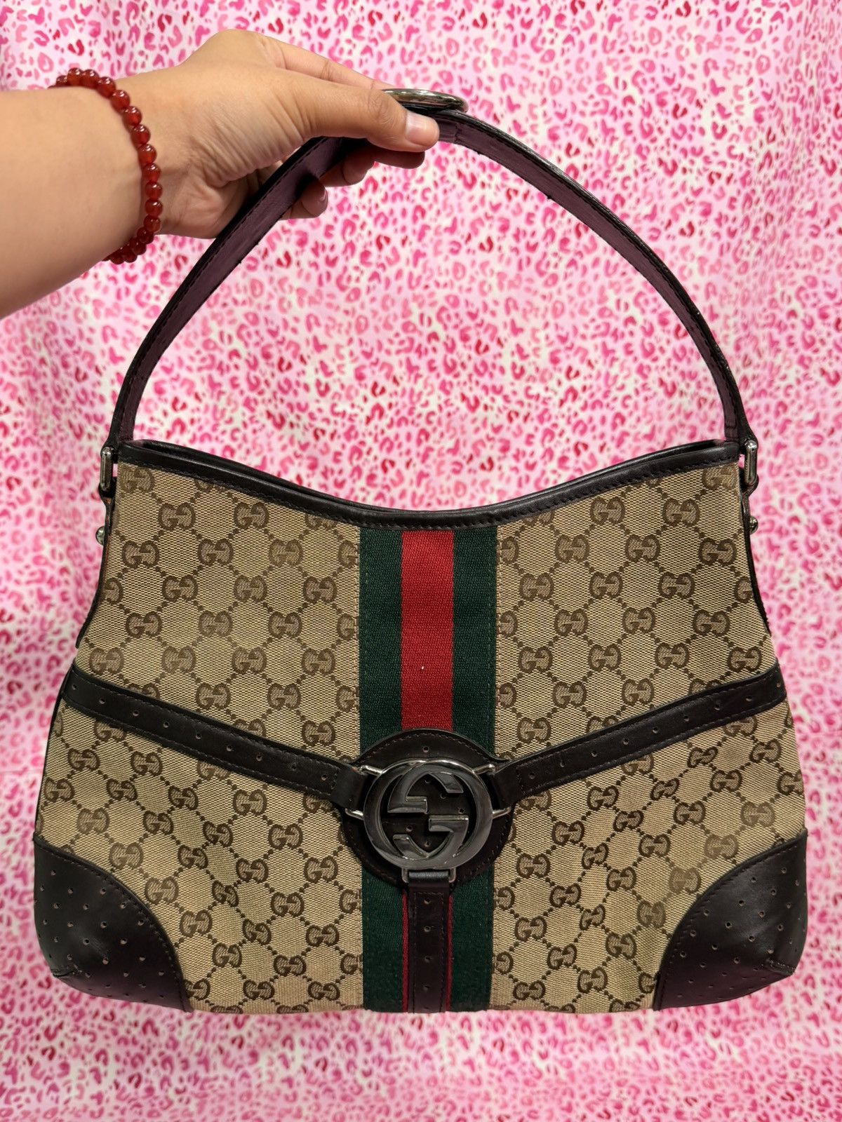 Gucci Gucci GG Logo Sherry Hobo Bag Size ONE SIZE - 2 Thumbnail