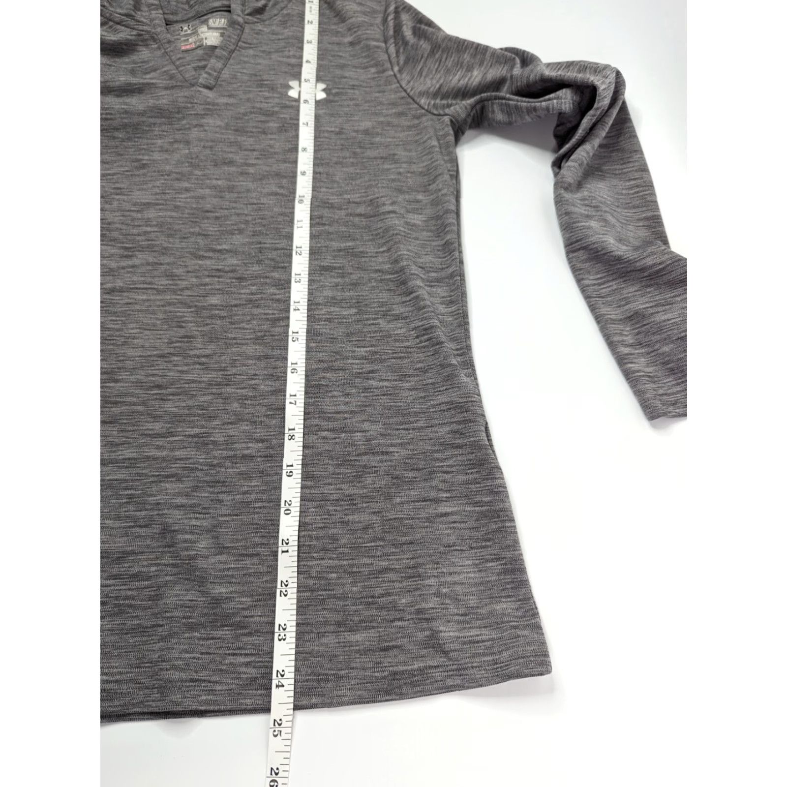 Under Armour UNDER ARMOUR Hoodie Small Grey Loose HeatGear Lightweight Pullover Sweatshirt Women Size S / US 4 / IT 40 - 6 Thumbnail