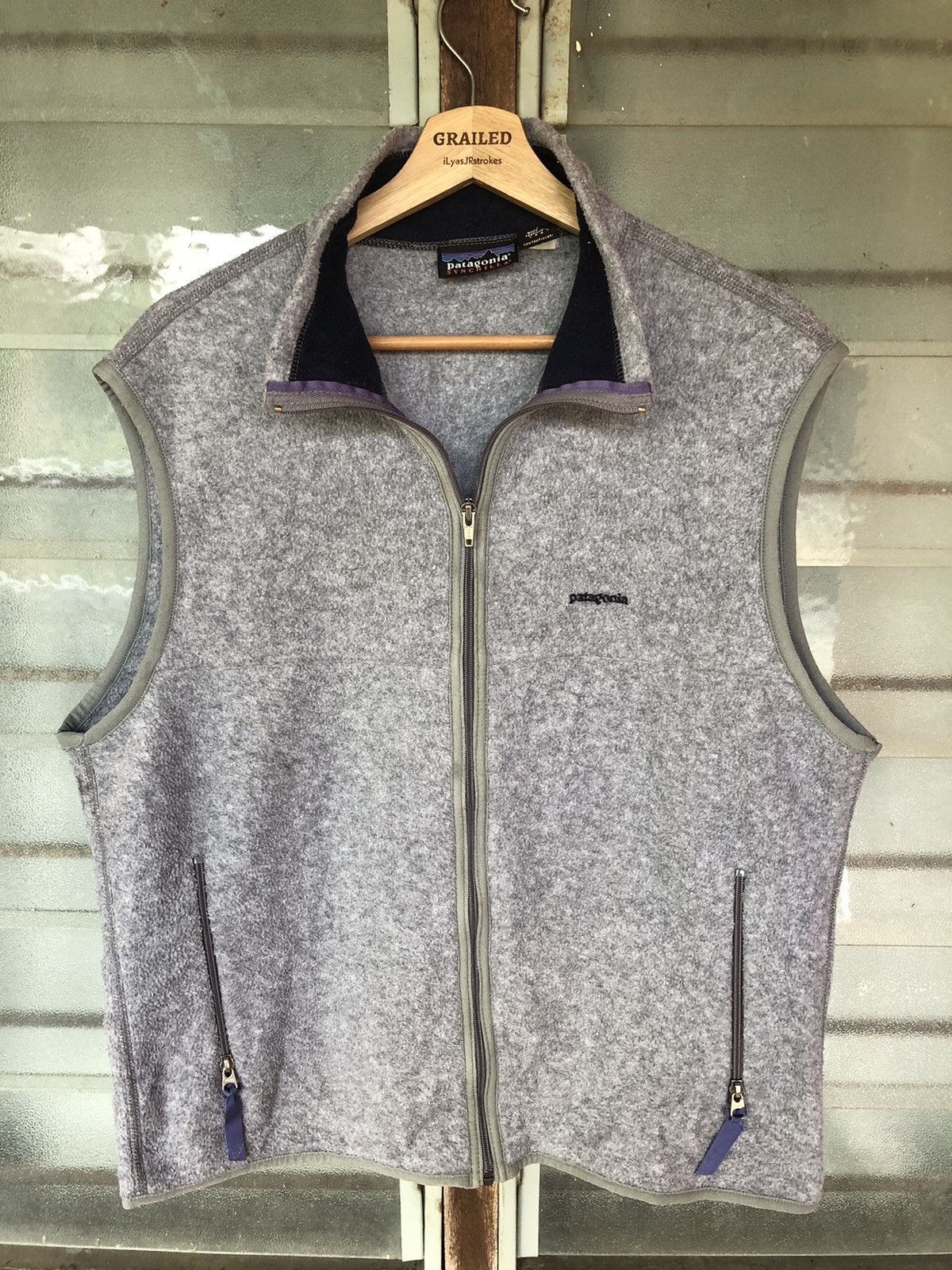 Patagonia Vintage Made in USA Patagonia Synchilla Vest Jacket Size US L / EU 52-54 / 3 - 1 Thumbnail
