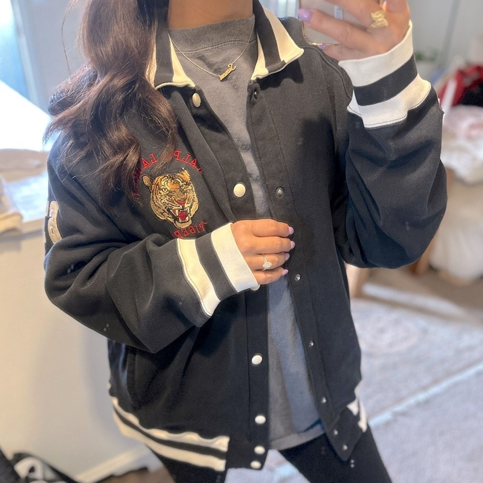 Polo Ralph Lauren Vintage RALPH LAUREN POLO Sport Varsity Jacket RL 90s Patch Size US L / EU 52-54 / 3 - 4 Thumbnail